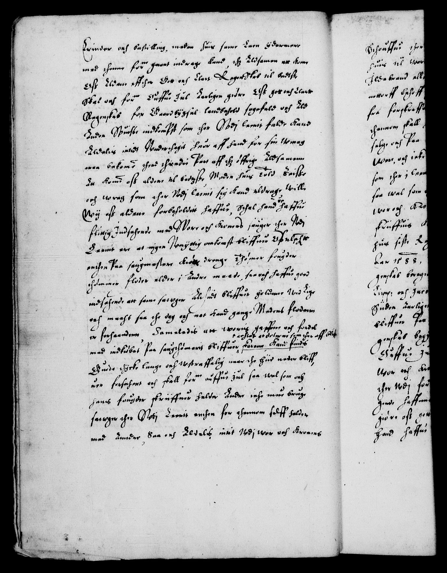 Danske Kanselli 1572-1799, AV/RA-EA-3023/F/Fc/Fca/Fcaa/L0002: Norske registre (mikrofilm), 1588-1596, p. 28b