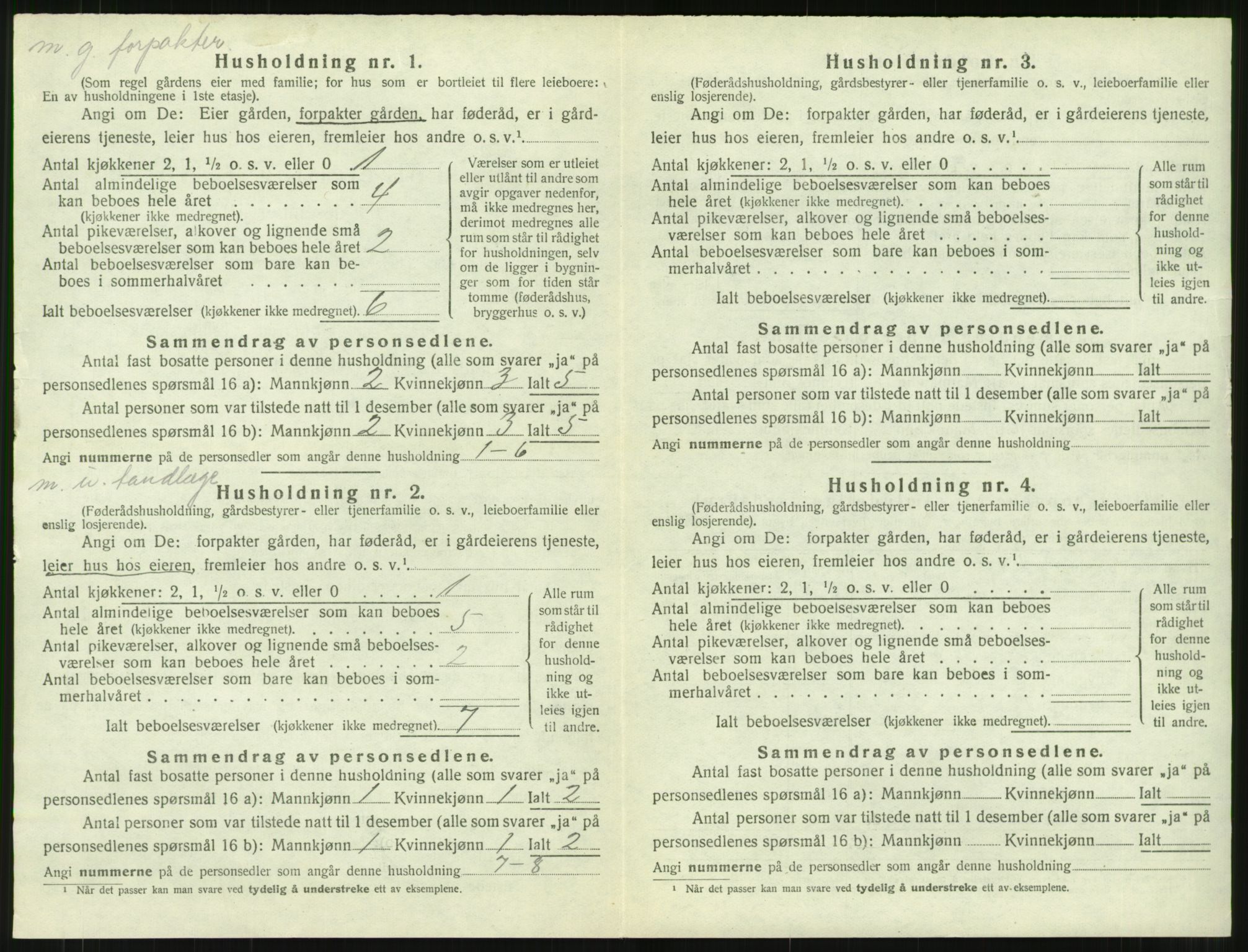 SAT, 1920 census for Surnadal, 1920, p. 924