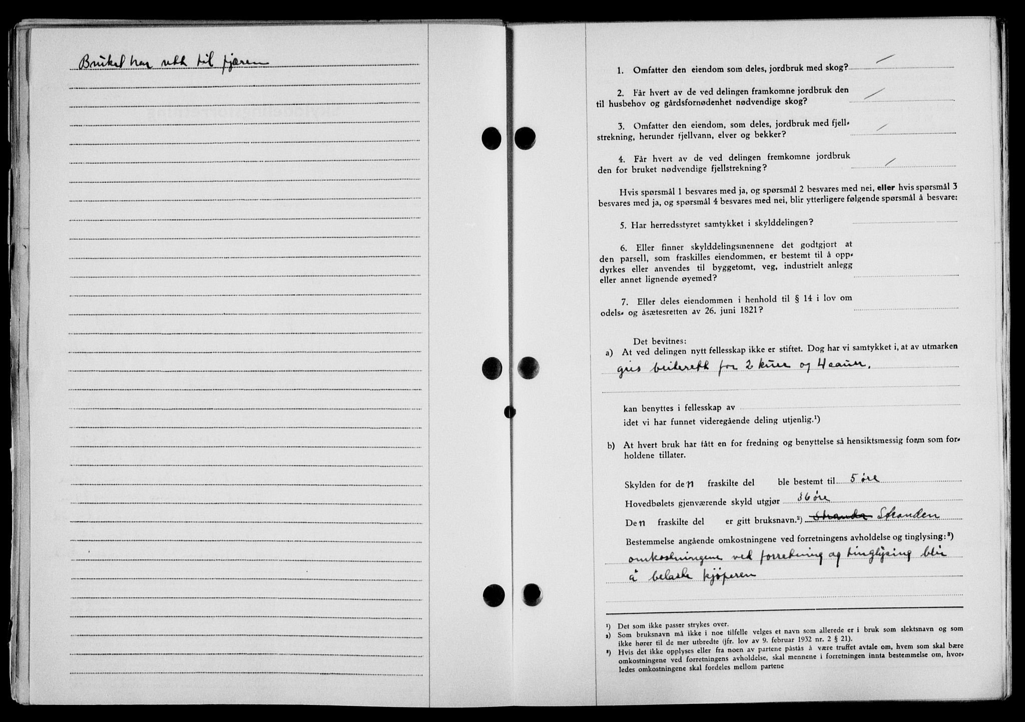 Lofoten sorenskriveri, SAT/A-0017/1/2/2C/L0025a: Mortgage book no. 25a, 1950-1951, Diary no: : 3399/1950