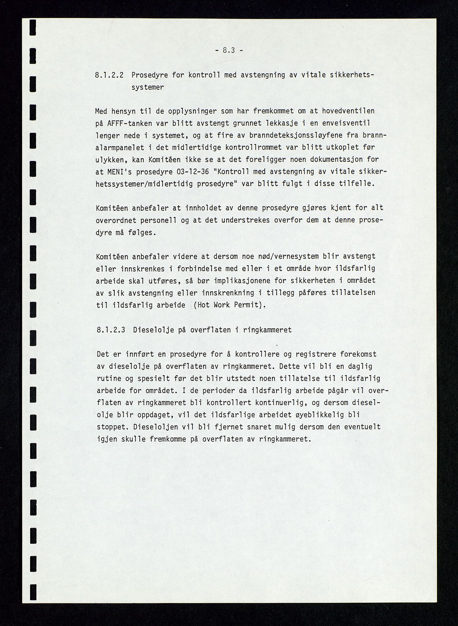 Pa 1339 - Statoil ASA, AV/SAST-A-101656/0001/D/Dm/L0410: Utblåsing. Ulykker og Skader., 1978, p. 171