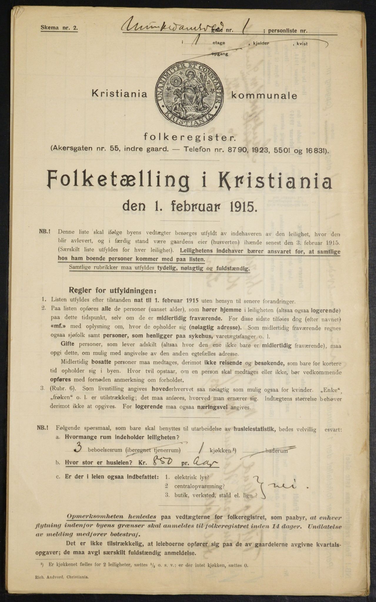 OBA, Municipal Census 1915 for Kristiania, 1915, p. 66141