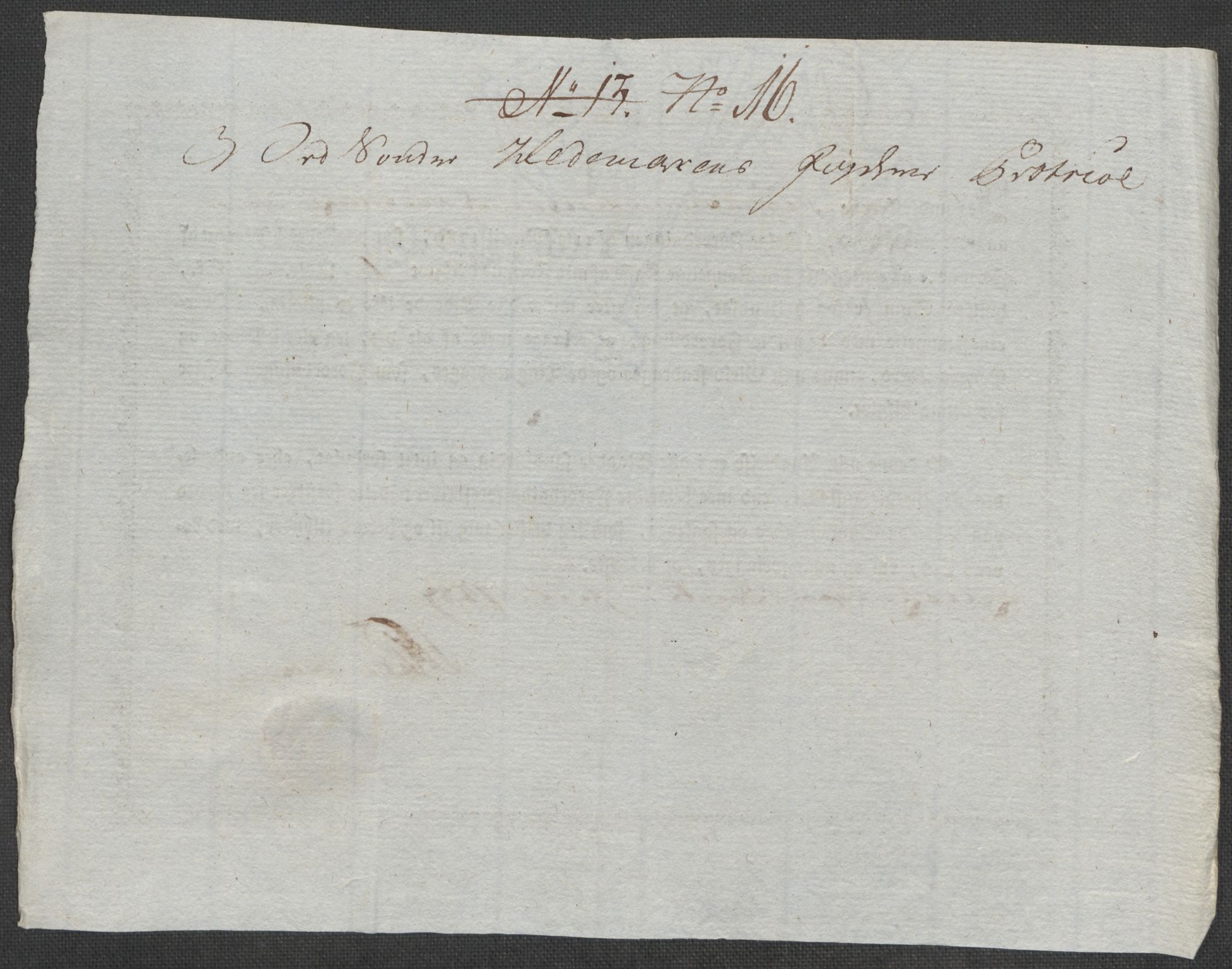 Rentekammeret inntil 1814, Reviderte regnskaper, Mindre regnskaper, AV/RA-EA-4068/Rf/Rfe/L0013: Hedmark fogderi, 1789, p. 363