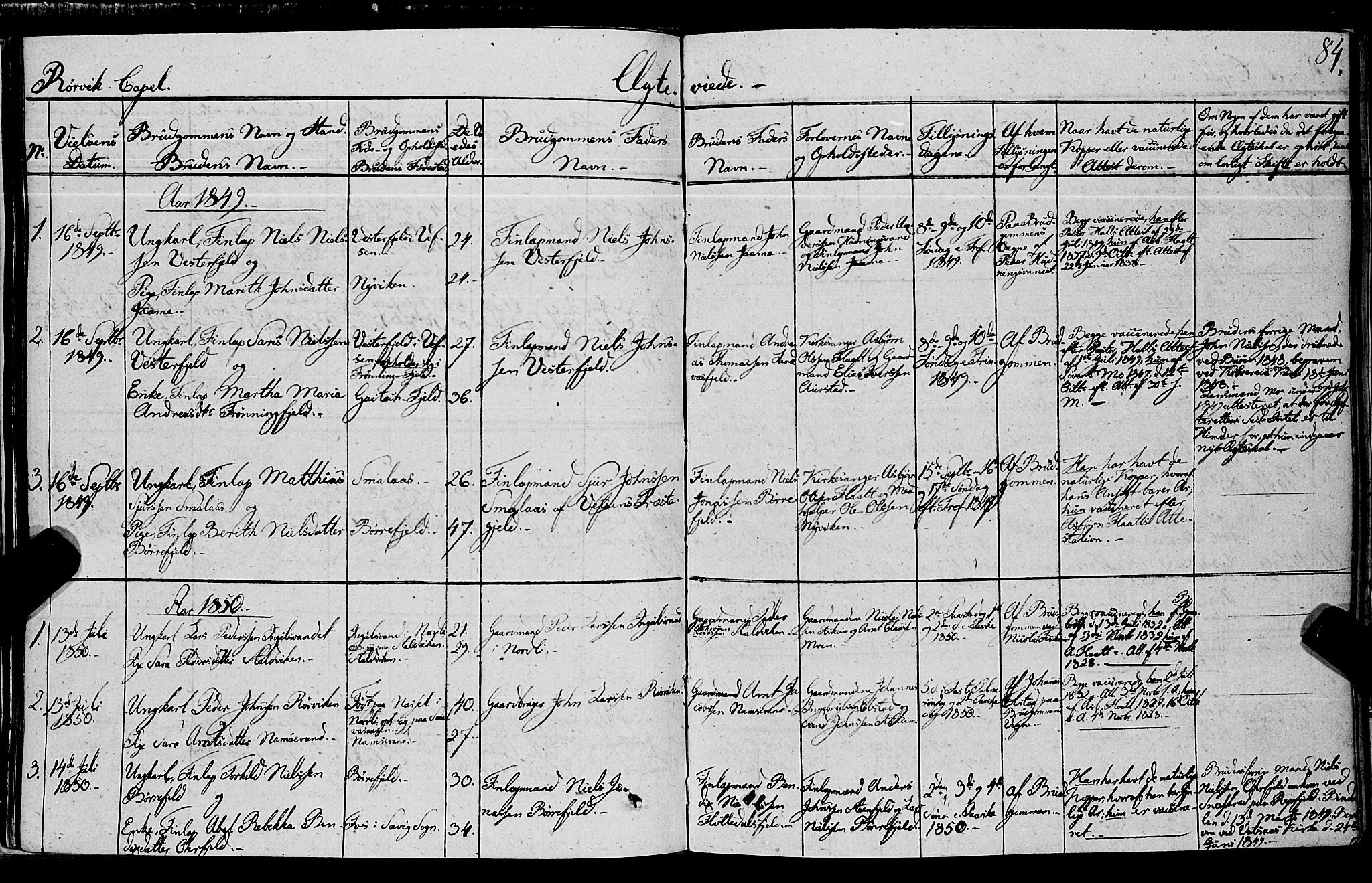 Ministerialprotokoller, klokkerbøker og fødselsregistre - Nord-Trøndelag, SAT/A-1458/762/L0538: Parish register (official) no. 762A02 /1, 1833-1879, p. 84