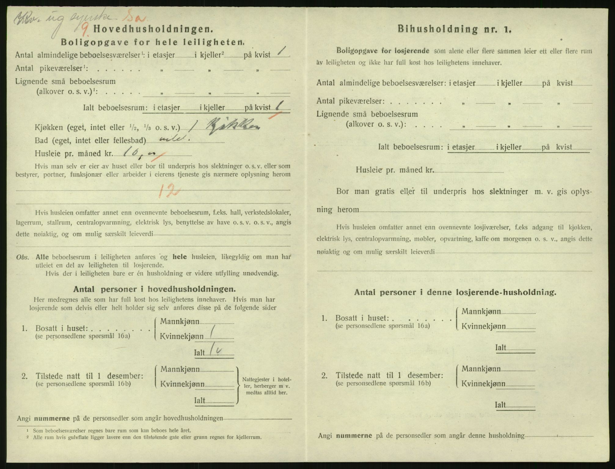 SAK, 1920 census for Risør, 1920, p. 1500