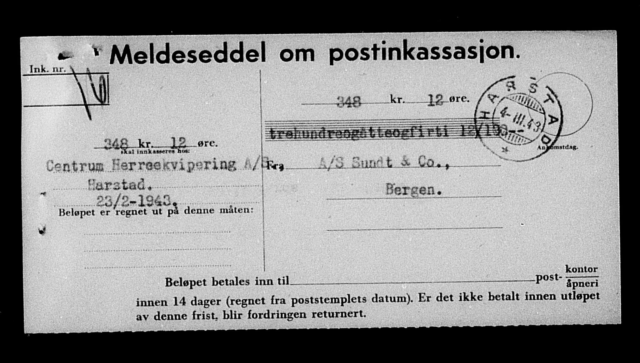 Justisdepartementet, Tilbakeføringskontoret for inndratte formuer, AV/RA-S-1564/H/Hc/Hcb/L0916: --, 1945-1947, p. 44