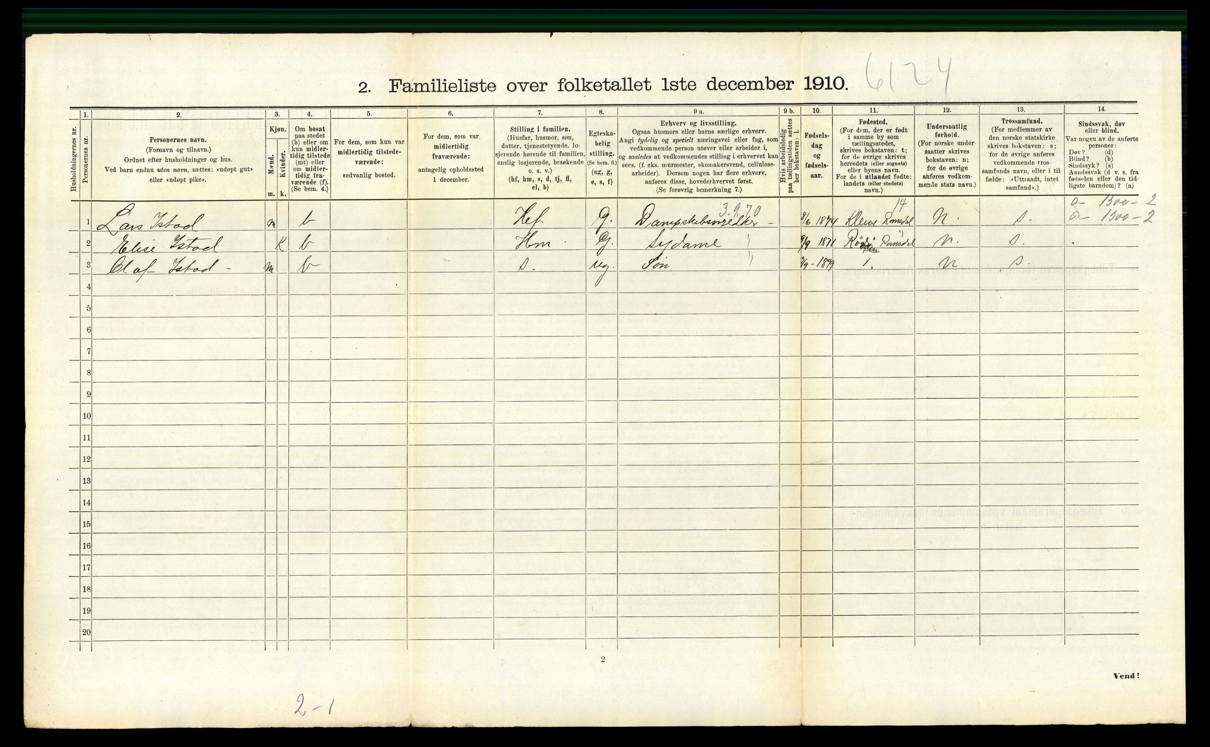 RA, 1910 census for Ålesund, 1910, p. 3716