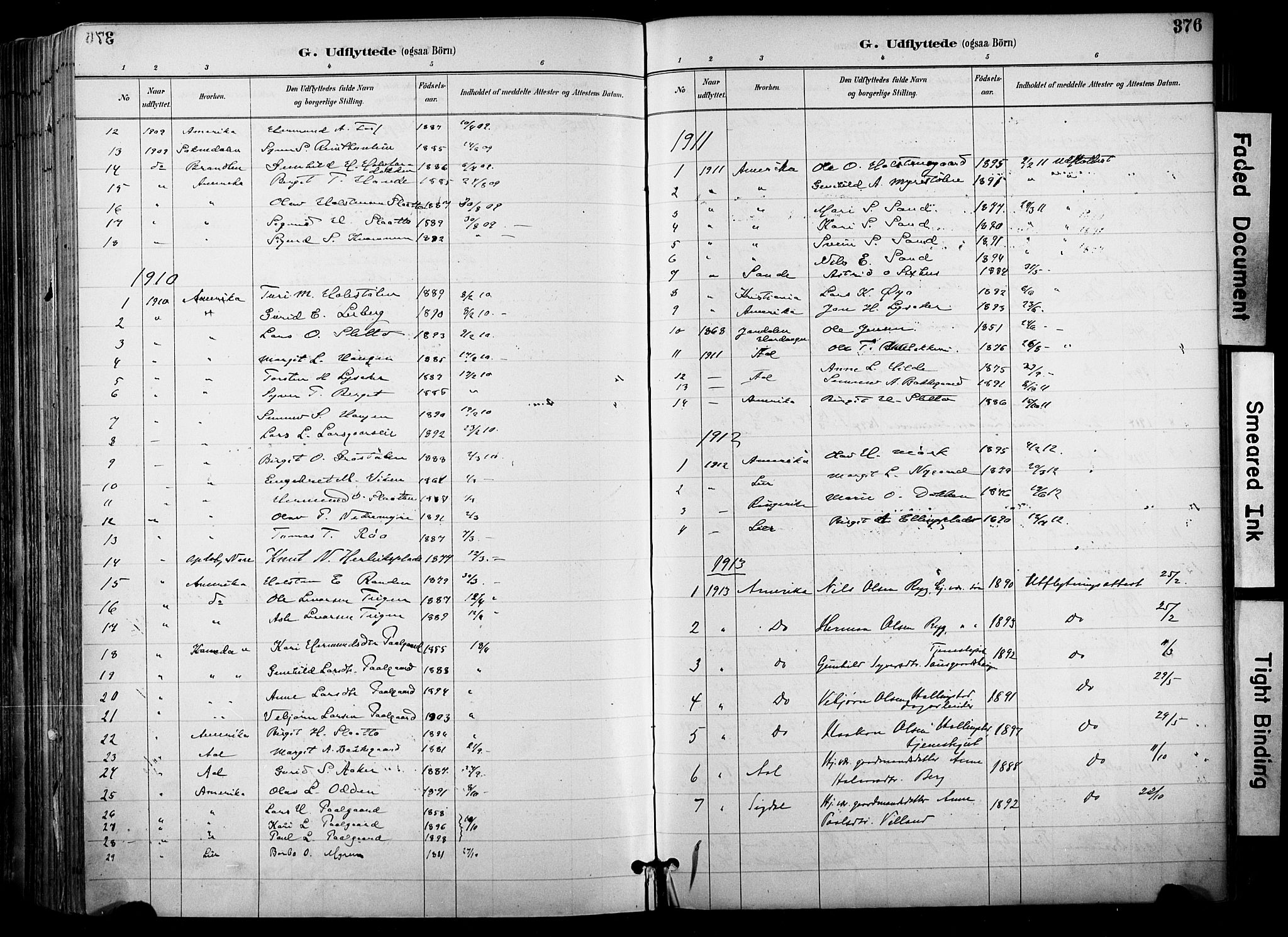 Hol kirkebøker, AV/SAKO-A-227/F/Fa/L0003: Parish register (official) no. I 3, 1887-1918, p. 376