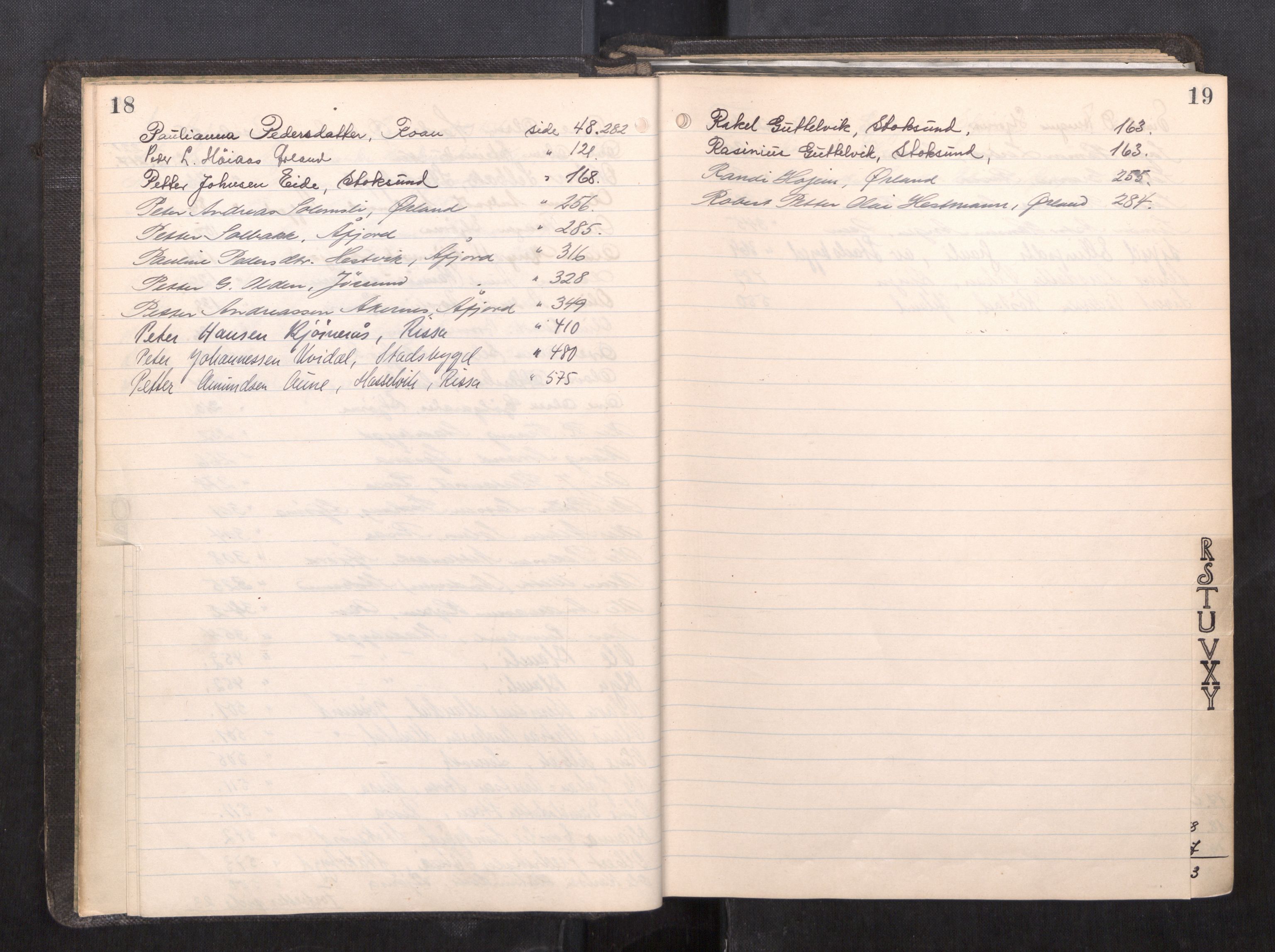 Fosen sorenskriveri, AV/SAT-A-1107/1/3/3A/L0034: Skifteutlodningsprotokoll nr. 19, 1935-1941, p. 18-19