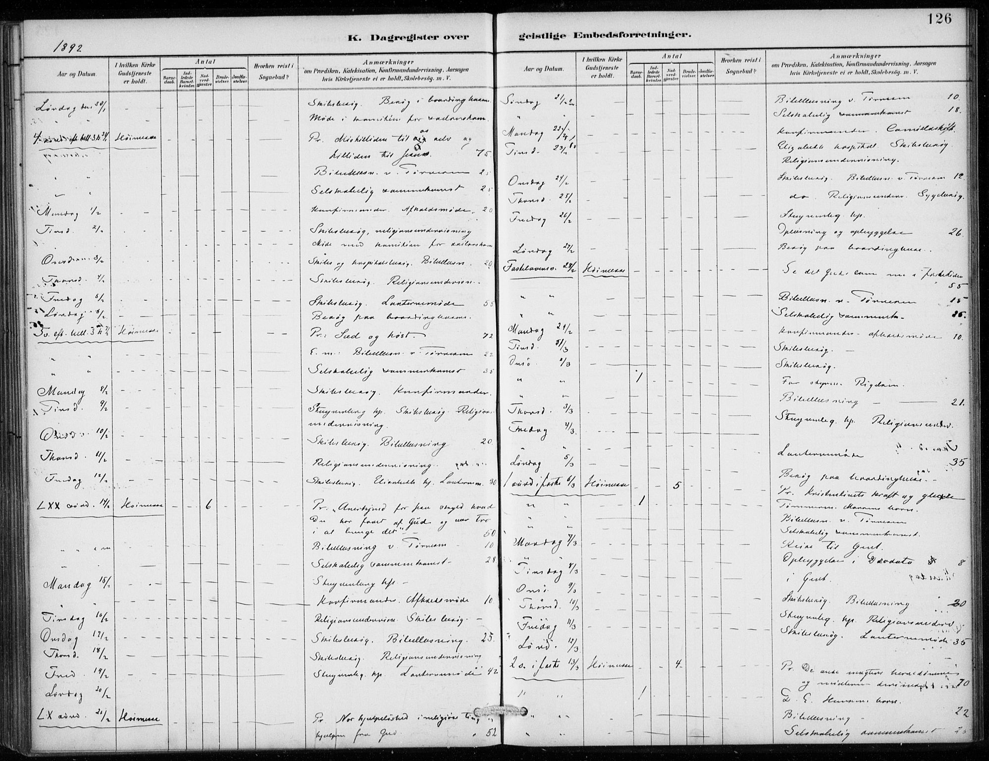Den norske sjømannsmisjon i utlandet/Antwerpen, SAB/SAB/PA-0105/H/Ha/L0002: Parish register (official) no. A 2, 1887-1913, p. 126