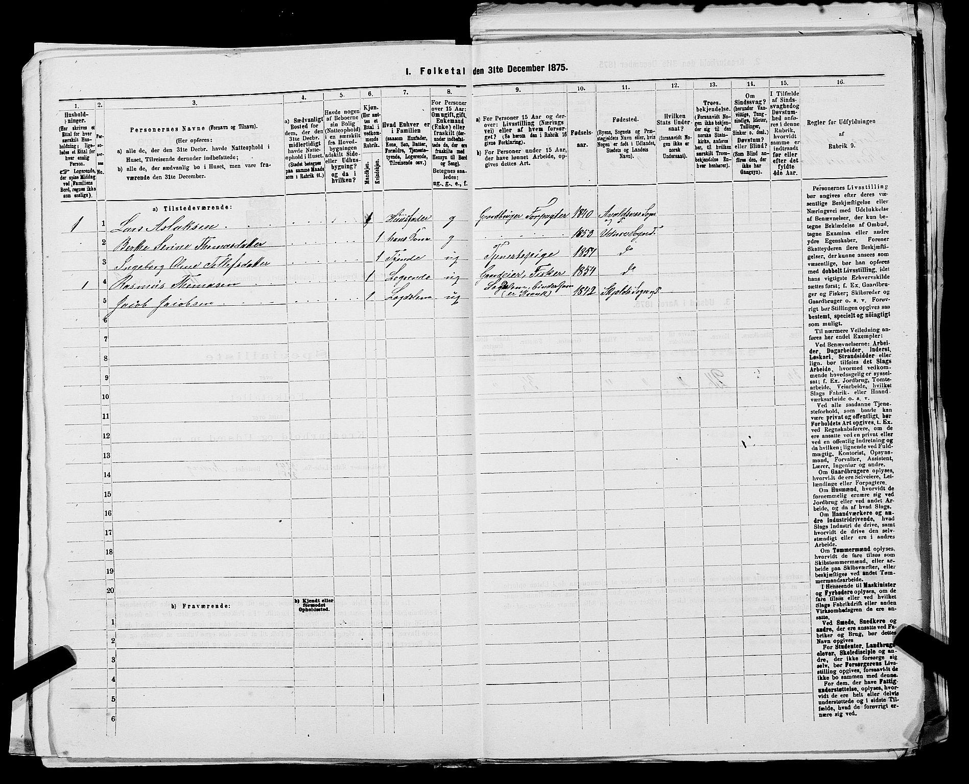 SAST, 1875 census for 1152L Torvastad/Torvastad, Skåre og Utsira, 1875, p. 1290