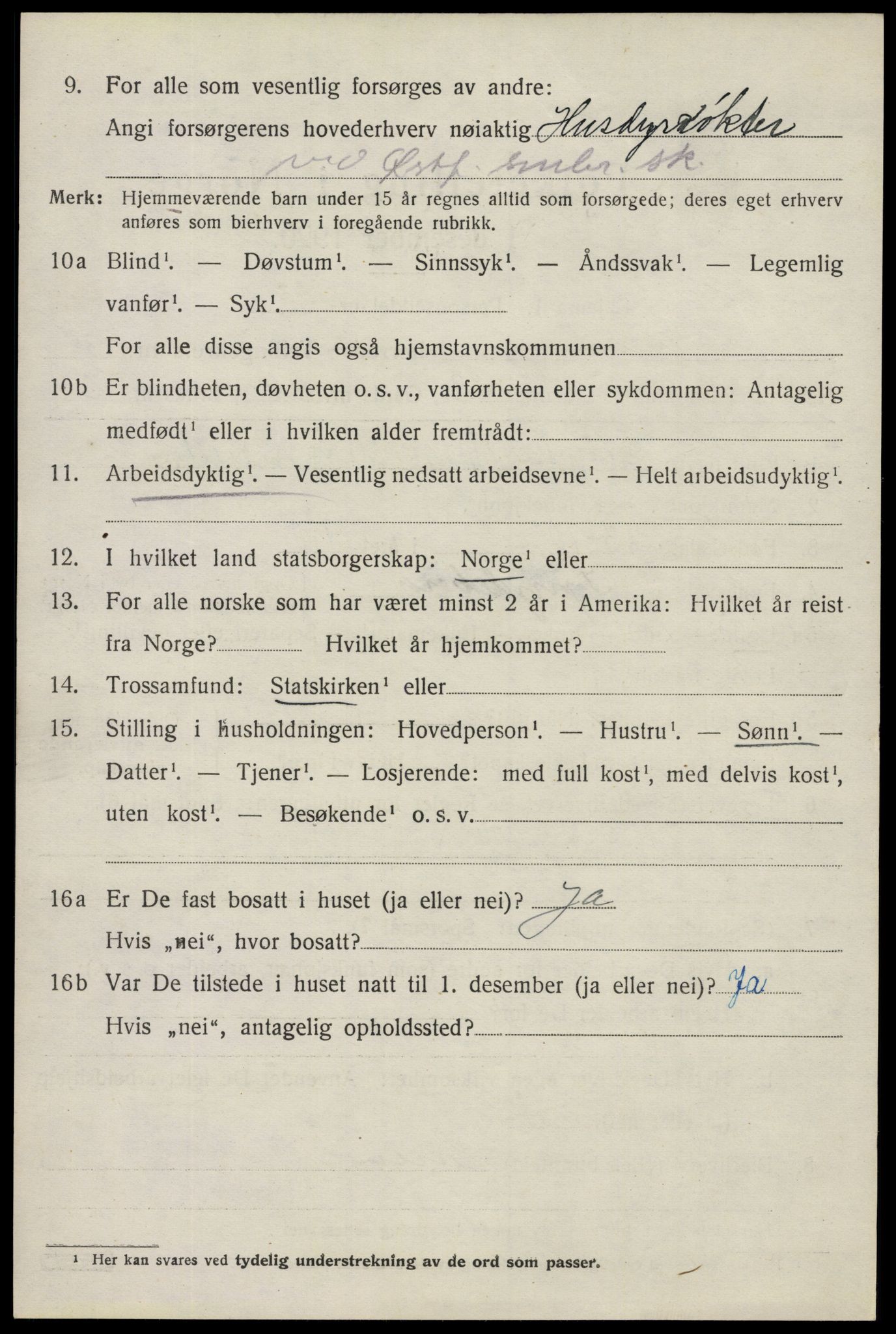 SAO, 1920 census for Eidsberg, 1920, p. 5718