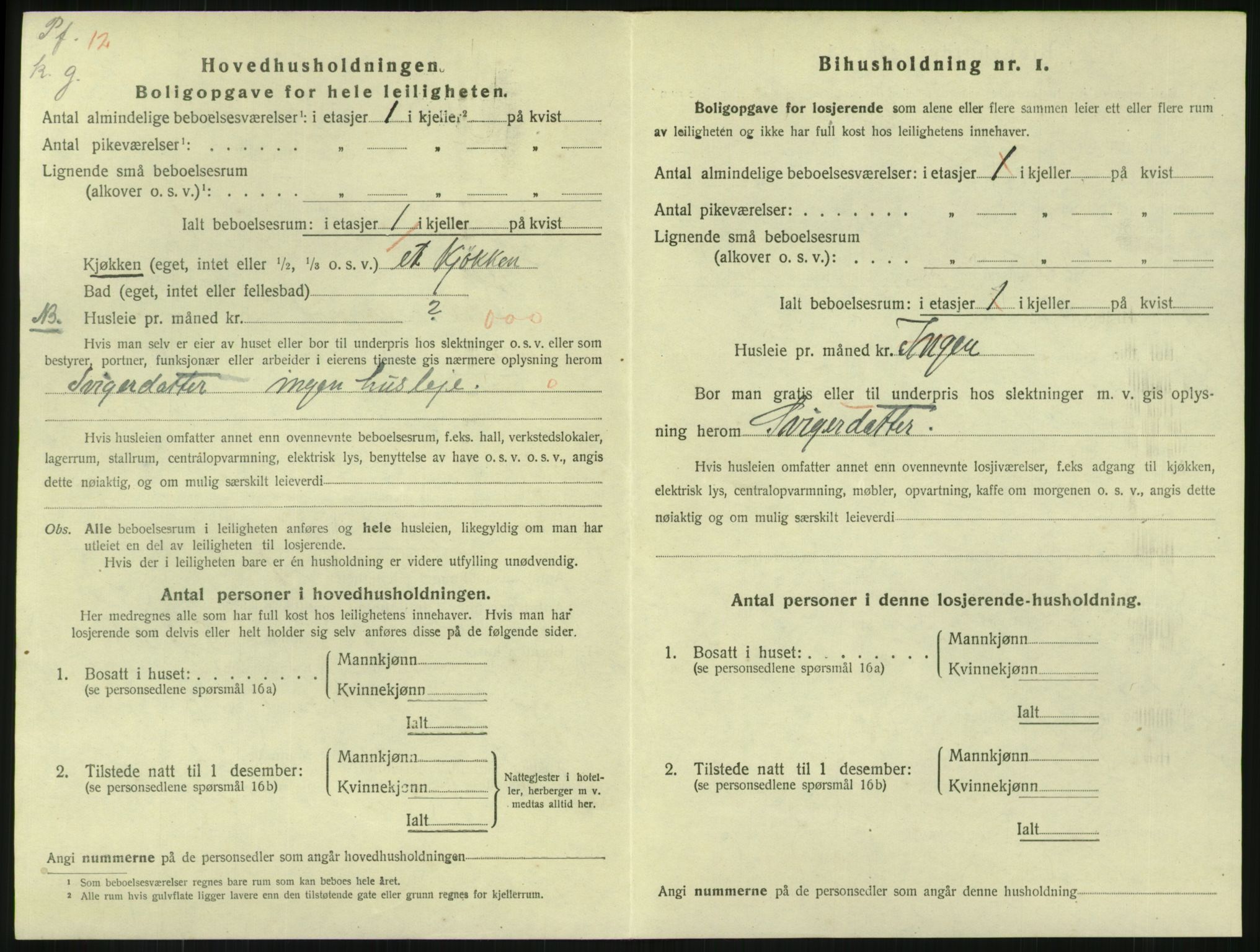 SAKO, 1920 census for Horten, 1920, p. 6160