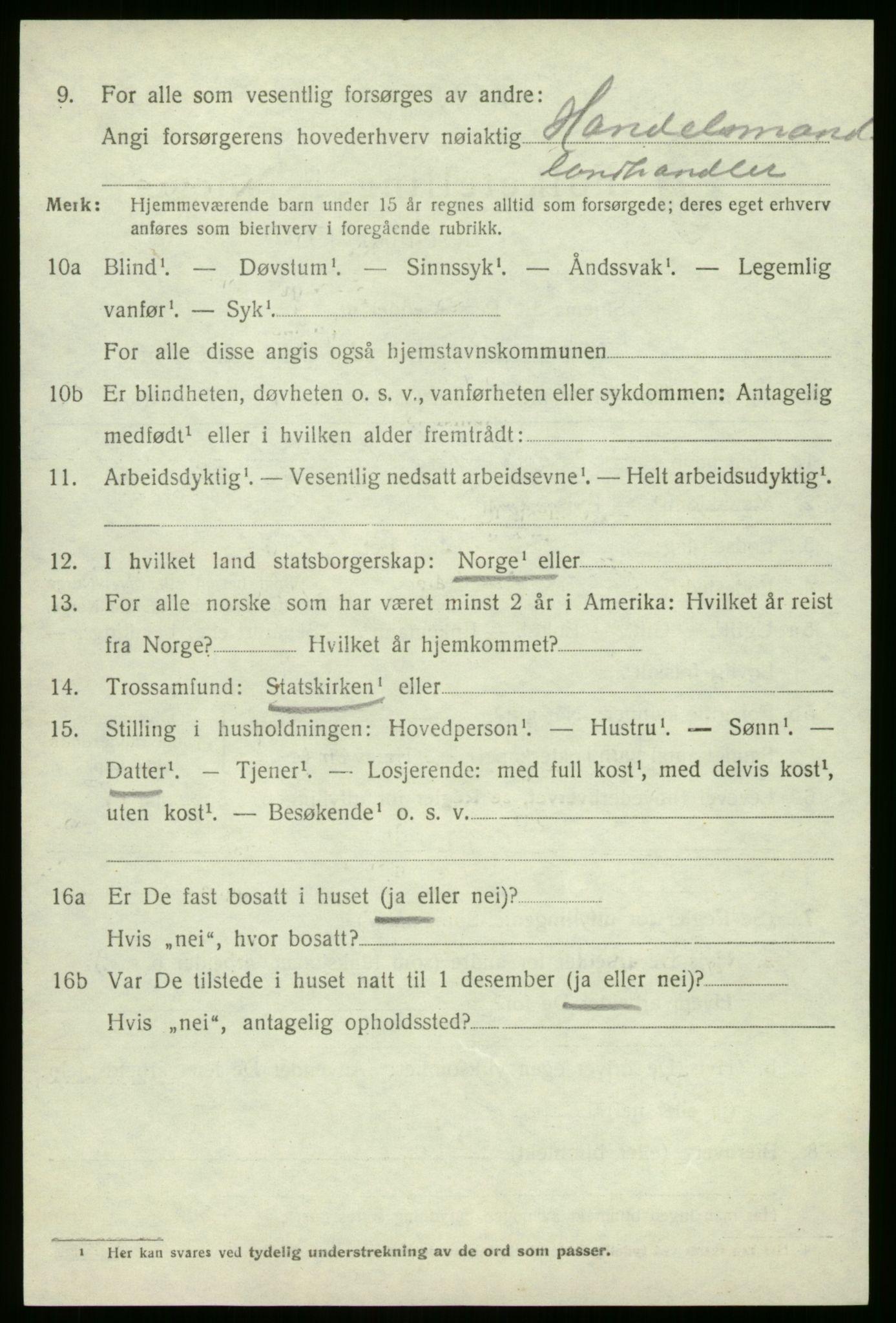 SAB, 1920 census for Gaular, 1920, p. 1803