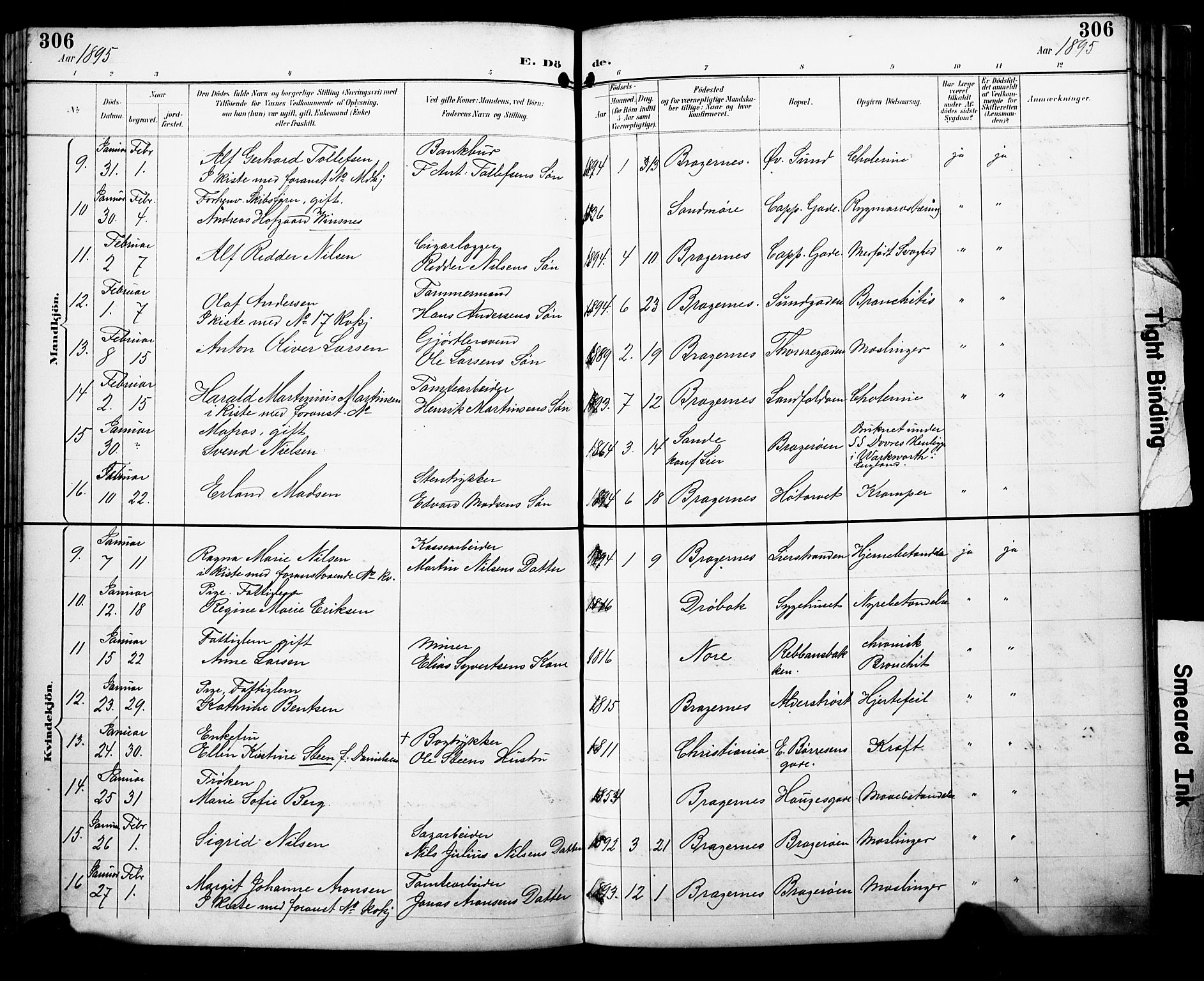 Bragernes kirkebøker, AV/SAKO-A-6/F/Fb/L0008: Parish register (official) no. II 8, 1894-1902, p. 306