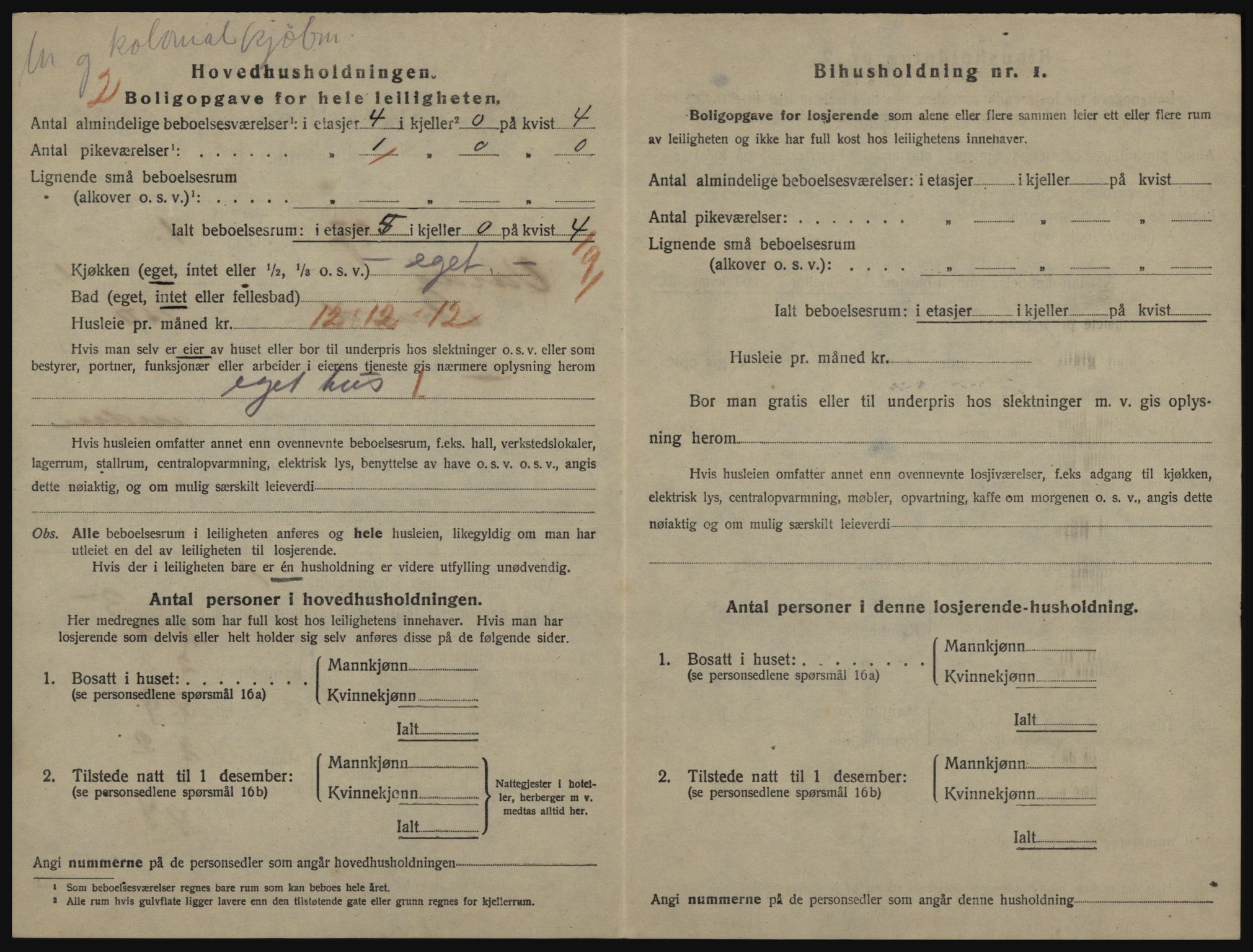 SATØ, 1920 census for Vardø, 1920, p. 1338