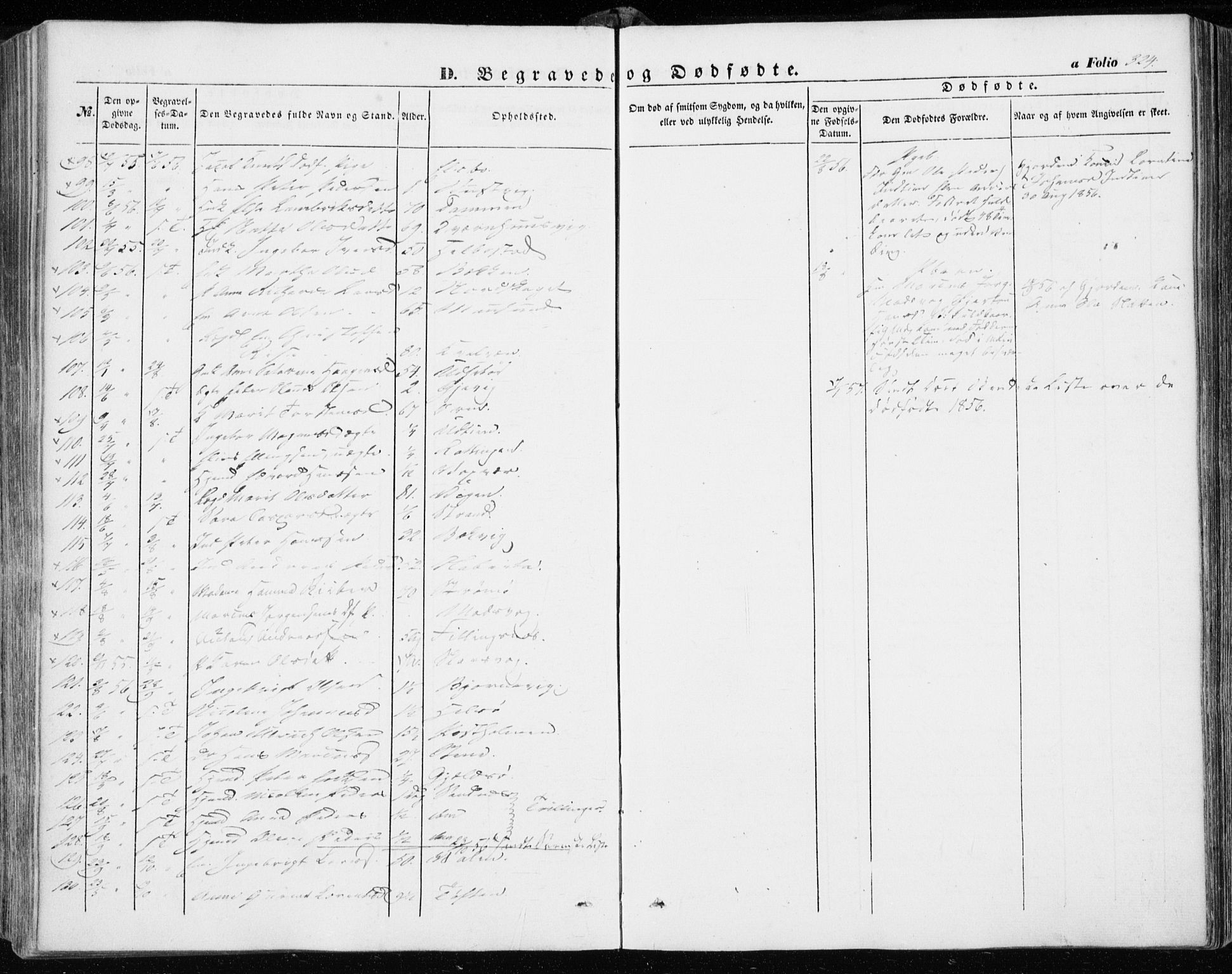 Ministerialprotokoller, klokkerbøker og fødselsregistre - Sør-Trøndelag, SAT/A-1456/634/L0530: Parish register (official) no. 634A06, 1852-1860, p. 324