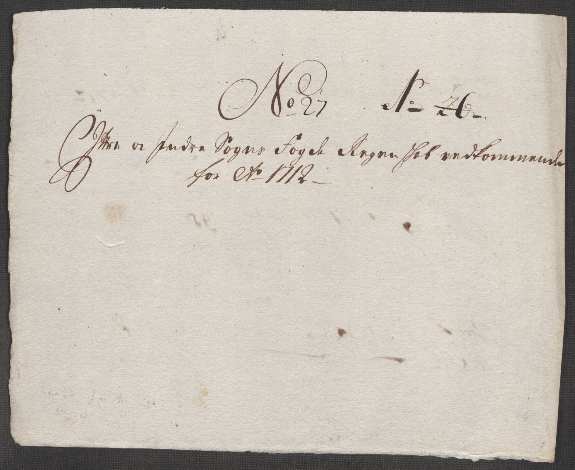 Rentekammeret inntil 1814, Reviderte regnskaper, Fogderegnskap, AV/RA-EA-4092/R52/L3318: Fogderegnskap Sogn, 1712, p. 277