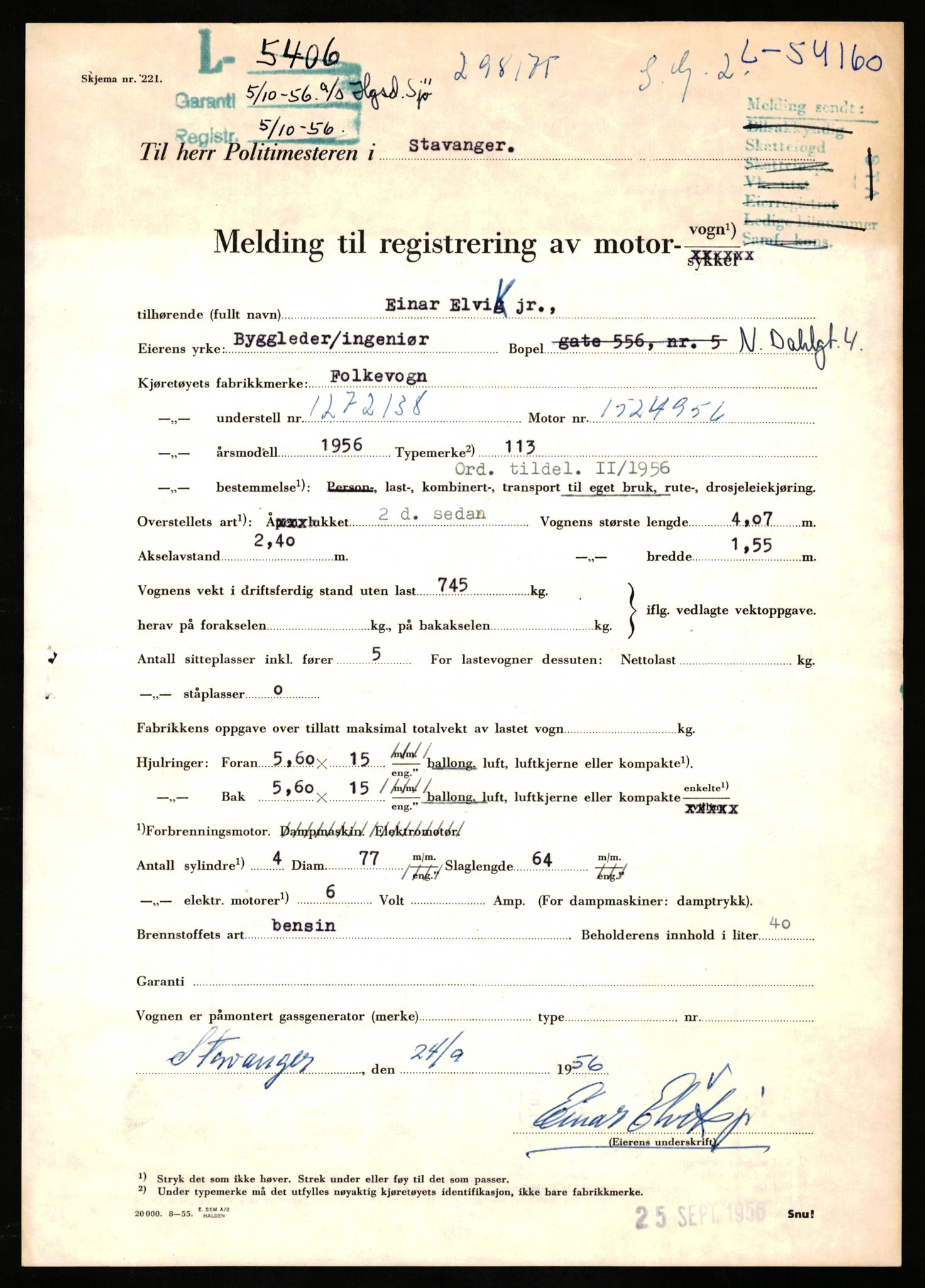 Stavanger trafikkstasjon, AV/SAST-A-101942/0/F/L0014: L-5080 - L-5499, 1930-1971, p. 1657