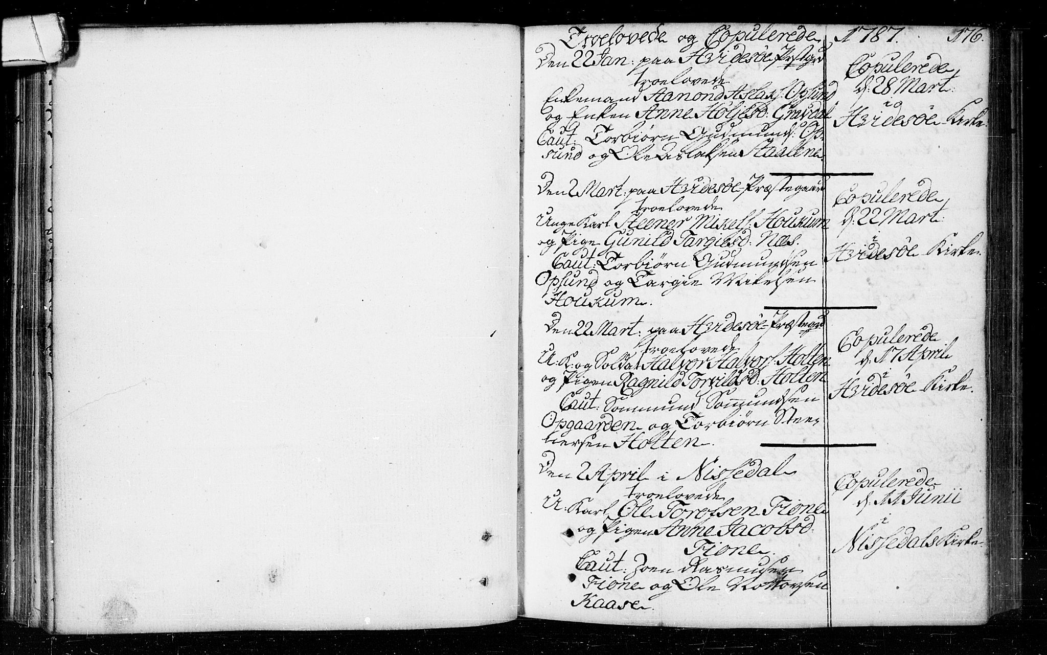 Kviteseid kirkebøker, SAKO/A-276/F/Fa/L0003: Parish register (official) no. I 3, 1787-1799, p. 176