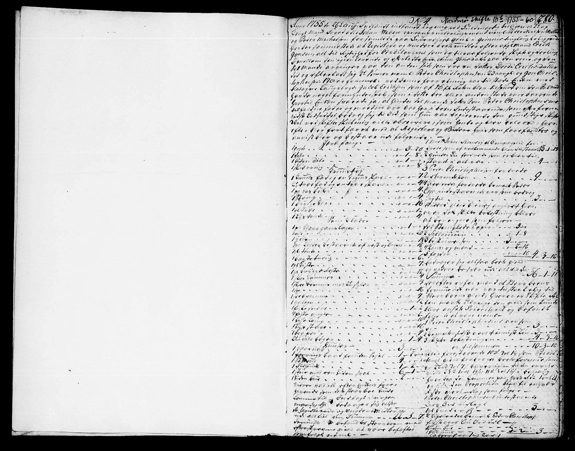 Nordmøre sorenskriveri, AV/SAT-A-4132/1/3/3A/L0012: Skifteprotokoll nr. 10b, 1755-1760, p. 279b-280a