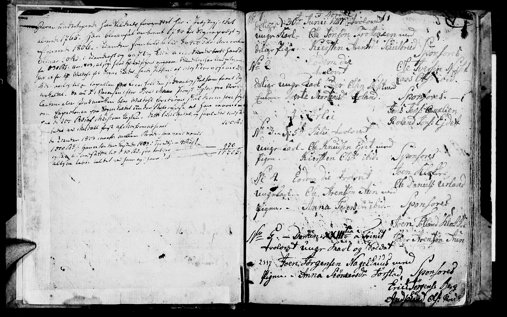 Ministerialprotokoller, klokkerbøker og fødselsregistre - Nord-Trøndelag, AV/SAT-A-1458/749/L0468: Parish register (official) no. 749A02, 1787-1817, p. 0-1