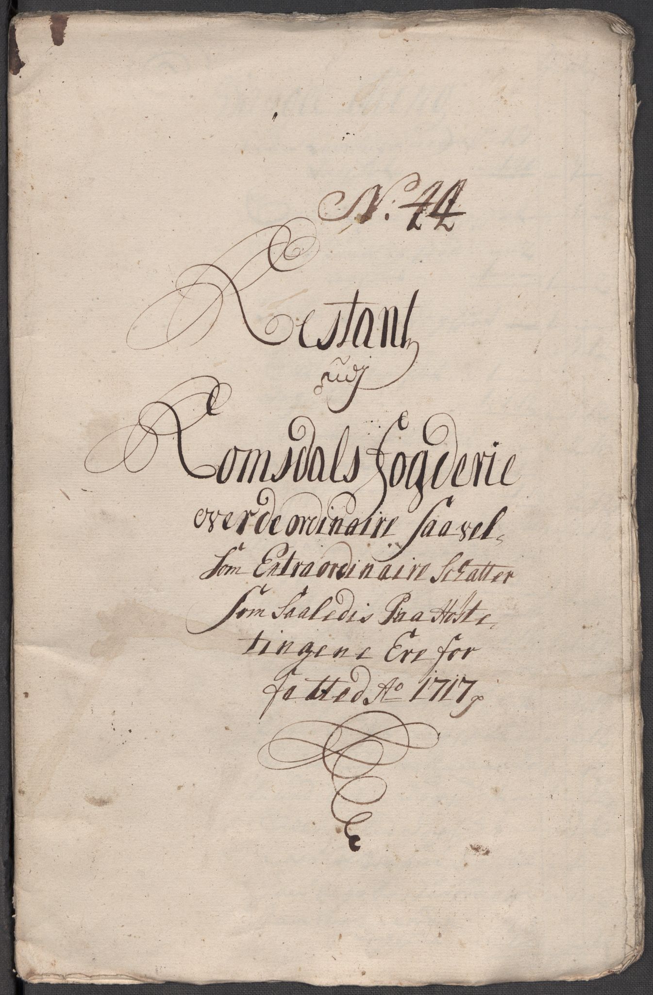 Rentekammeret inntil 1814, Reviderte regnskaper, Fogderegnskap, RA/EA-4092/R55/L3664: Fogderegnskap Romsdal, 1717, p. 248