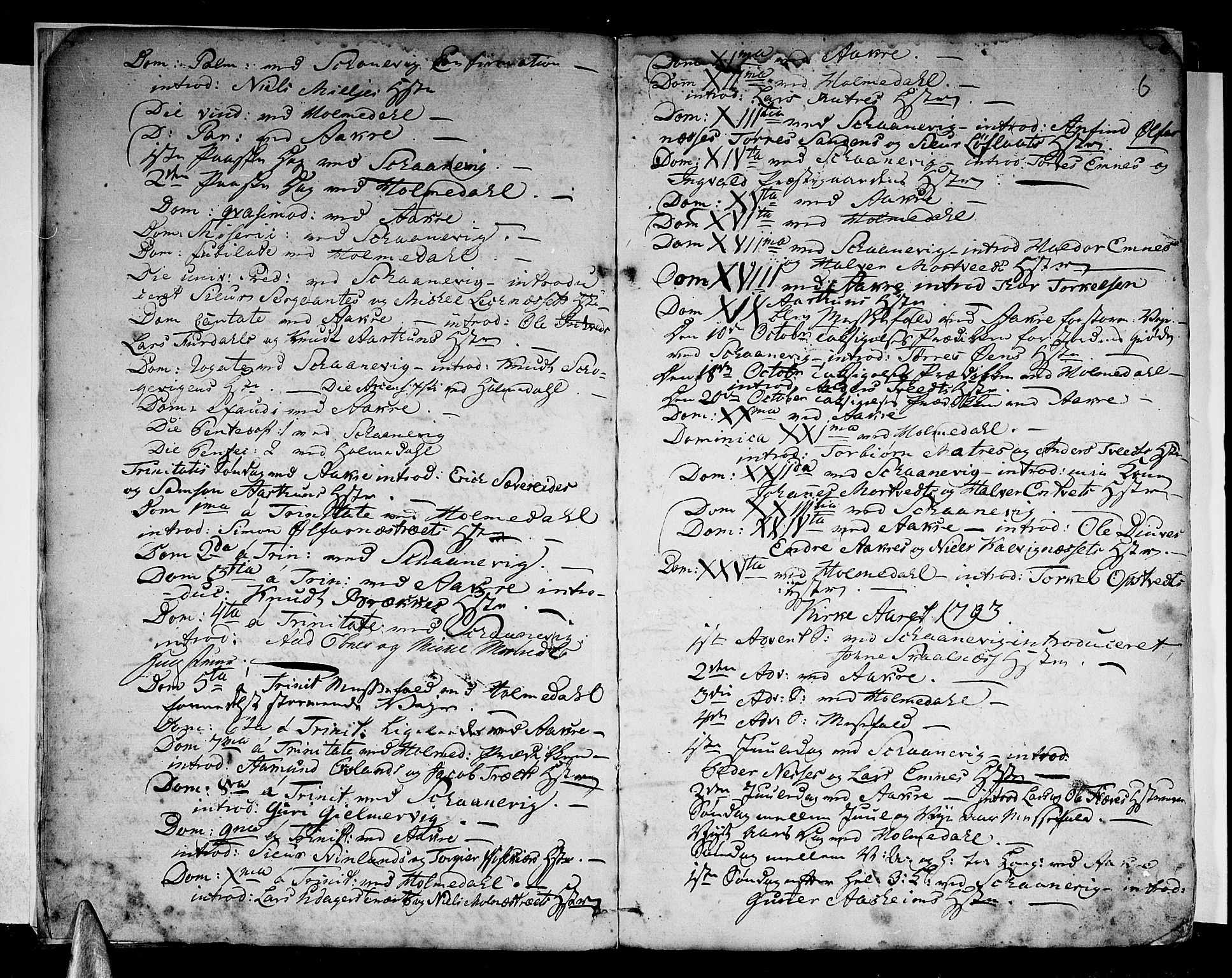 Skånevik sokneprestembete, AV/SAB-A-77801/H/Haa: Parish register (official) no. A 2, 1790-1824, p. 6