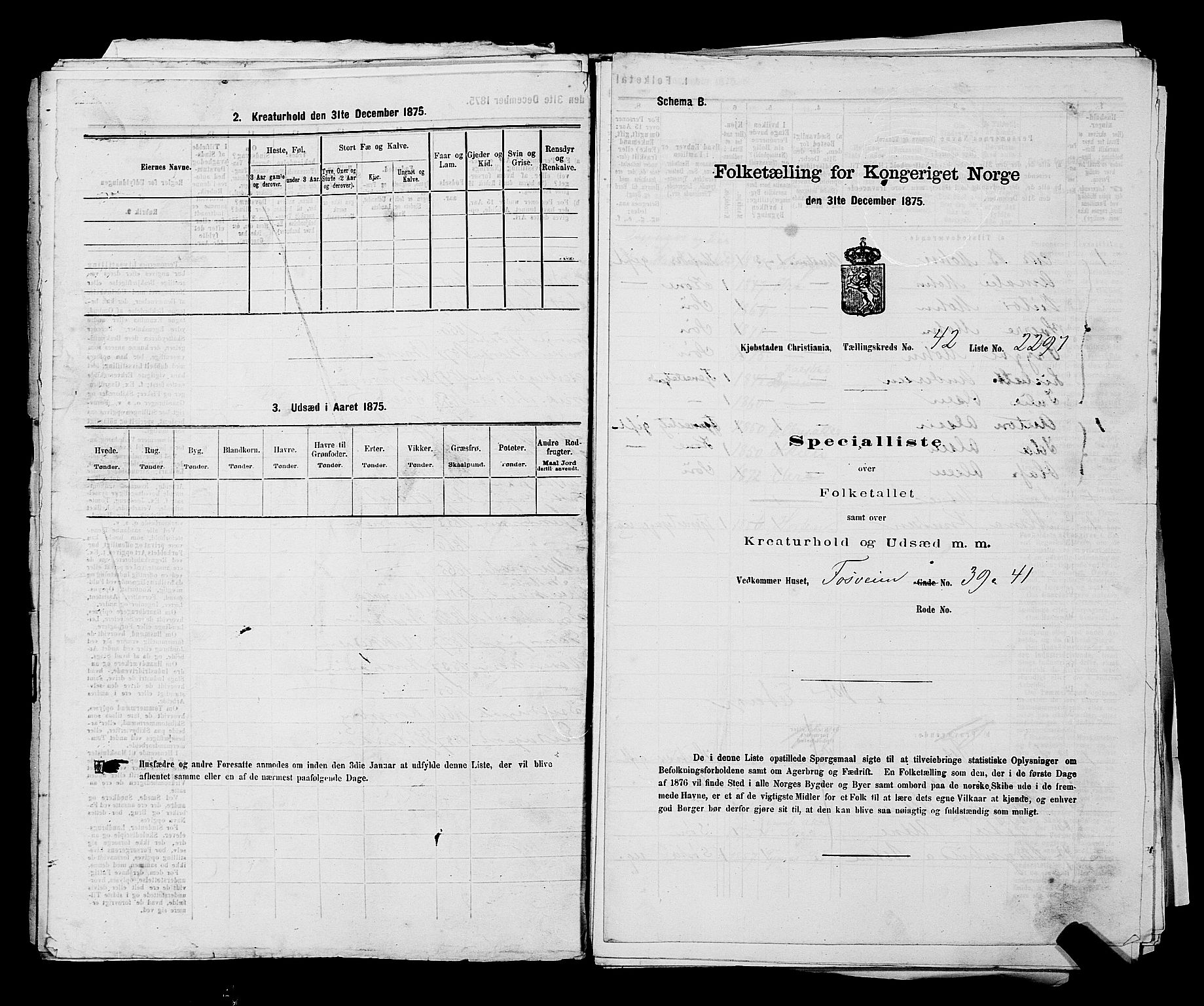 RA, 1875 census for 0301 Kristiania, 1875, p. 6504