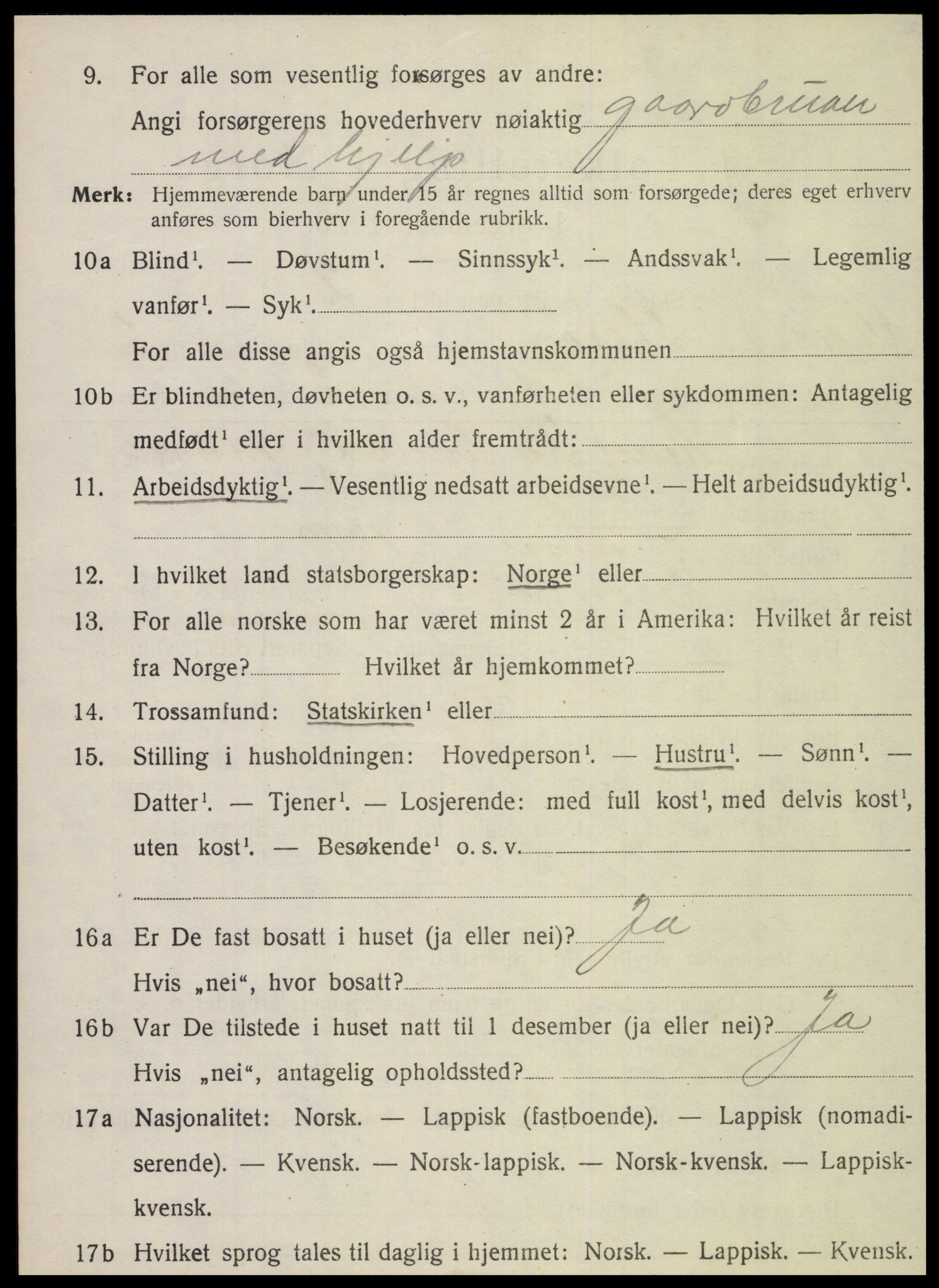 SAT, 1920 census for Herøy, 1920, p. 1317