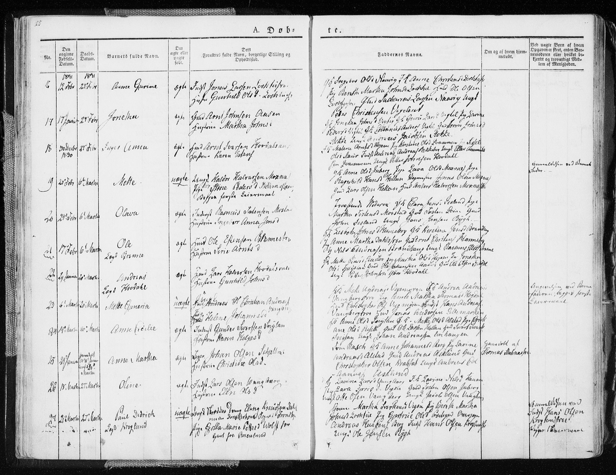 Ministerialprotokoller, klokkerbøker og fødselsregistre - Nord-Trøndelag, SAT/A-1458/713/L0114: Parish register (official) no. 713A05, 1827-1839, p. 25