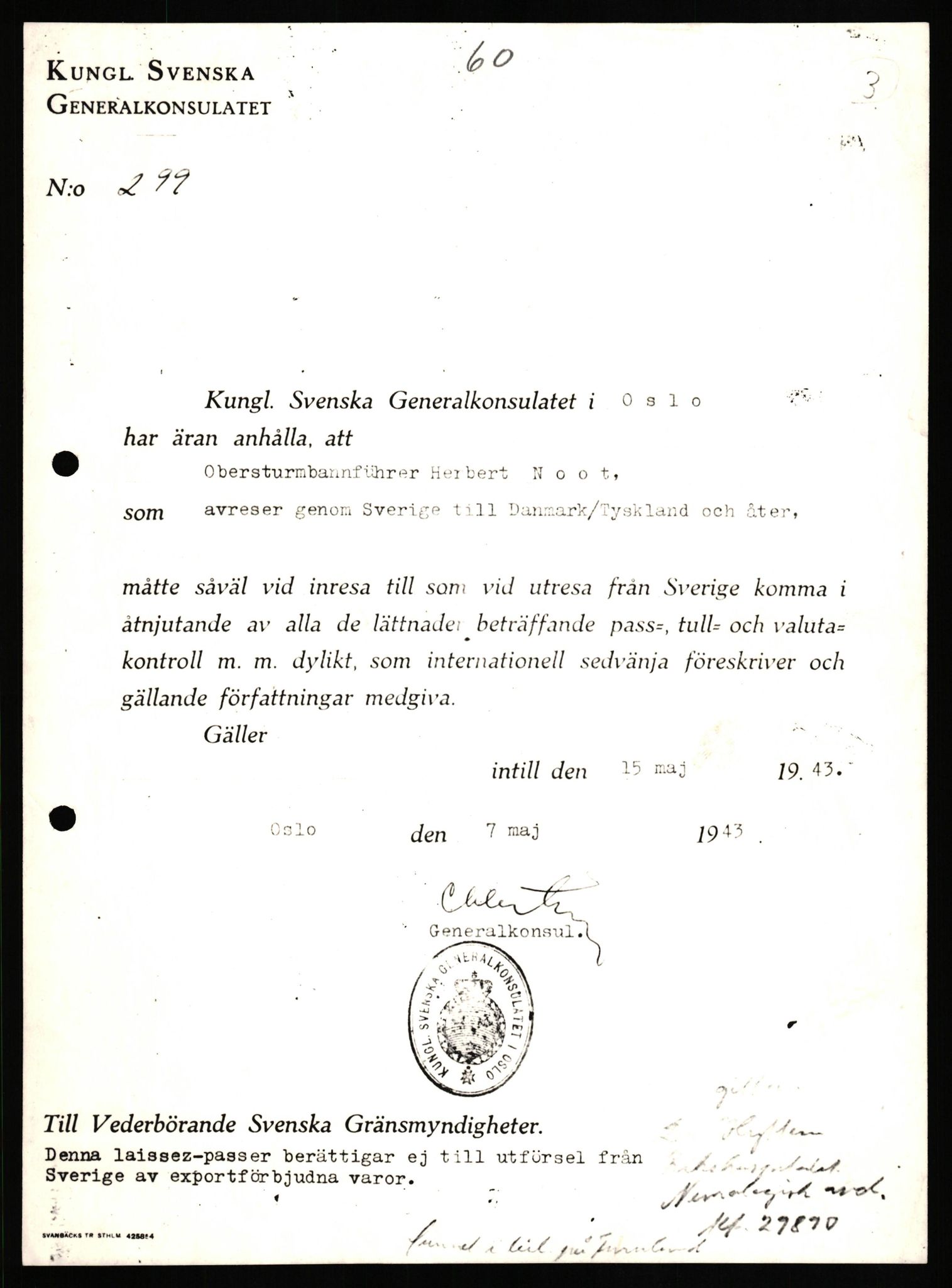Forsvaret, Forsvarets overkommando II, RA/RAFA-3915/D/Db/L0024: CI Questionaires. Tyske okkupasjonsstyrker i Norge. Tyskere., 1945-1946, p. 332
