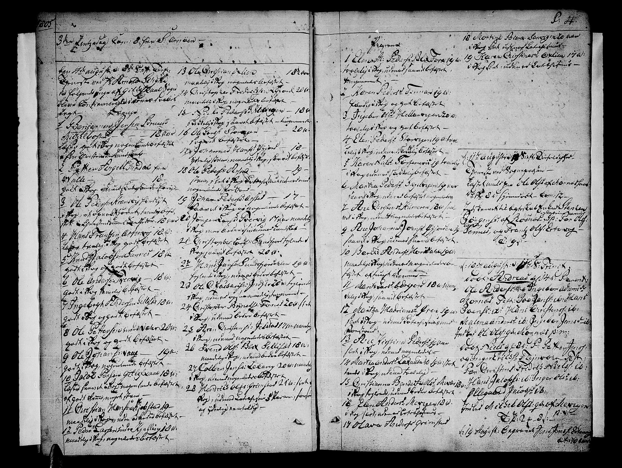 Ministerialprotokoller, klokkerbøker og fødselsregistre - Nordland, AV/SAT-A-1459/805/L0095: Parish register (official) no. 805A02, 1805-1826, p. 4