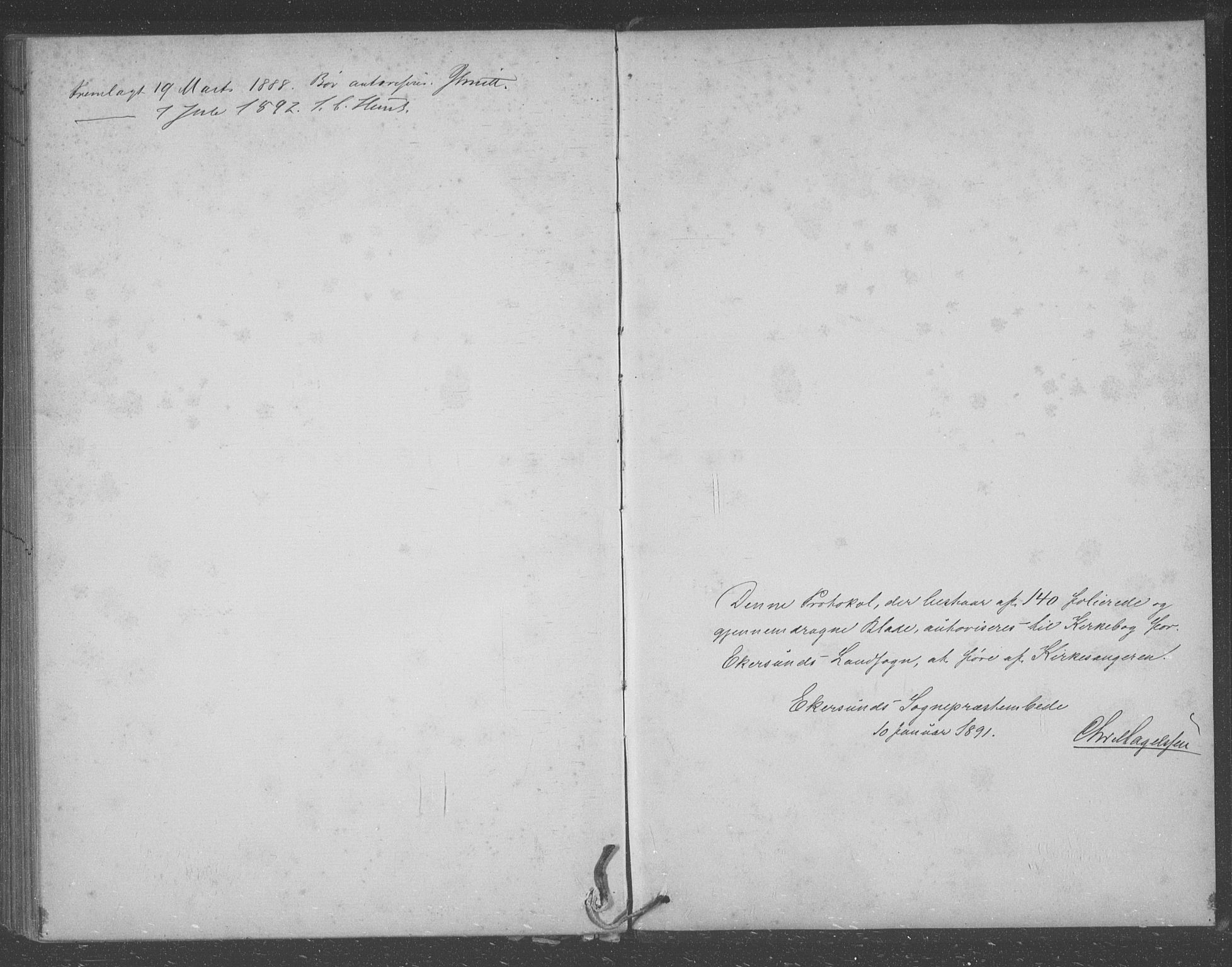 Eigersund sokneprestkontor, SAST/A-101807/S09/L0007: Parish register (copy) no. B 7, 1882-1892