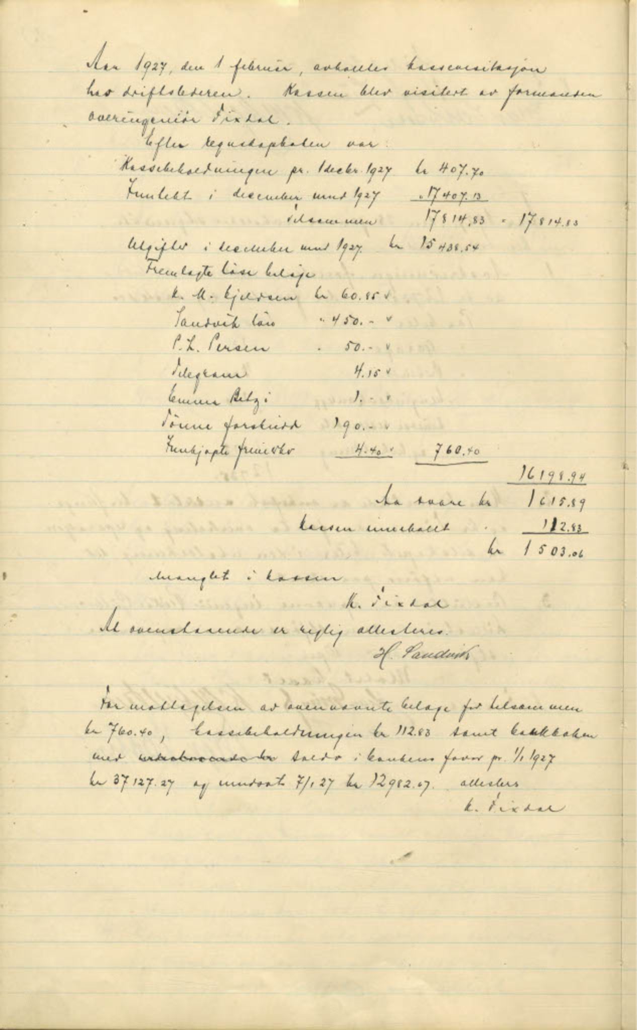  Polarbil AS, FMFB/A-1033/A/Aa/L0002: Forhandlingsprotokoll, 1926-1935, p. 14