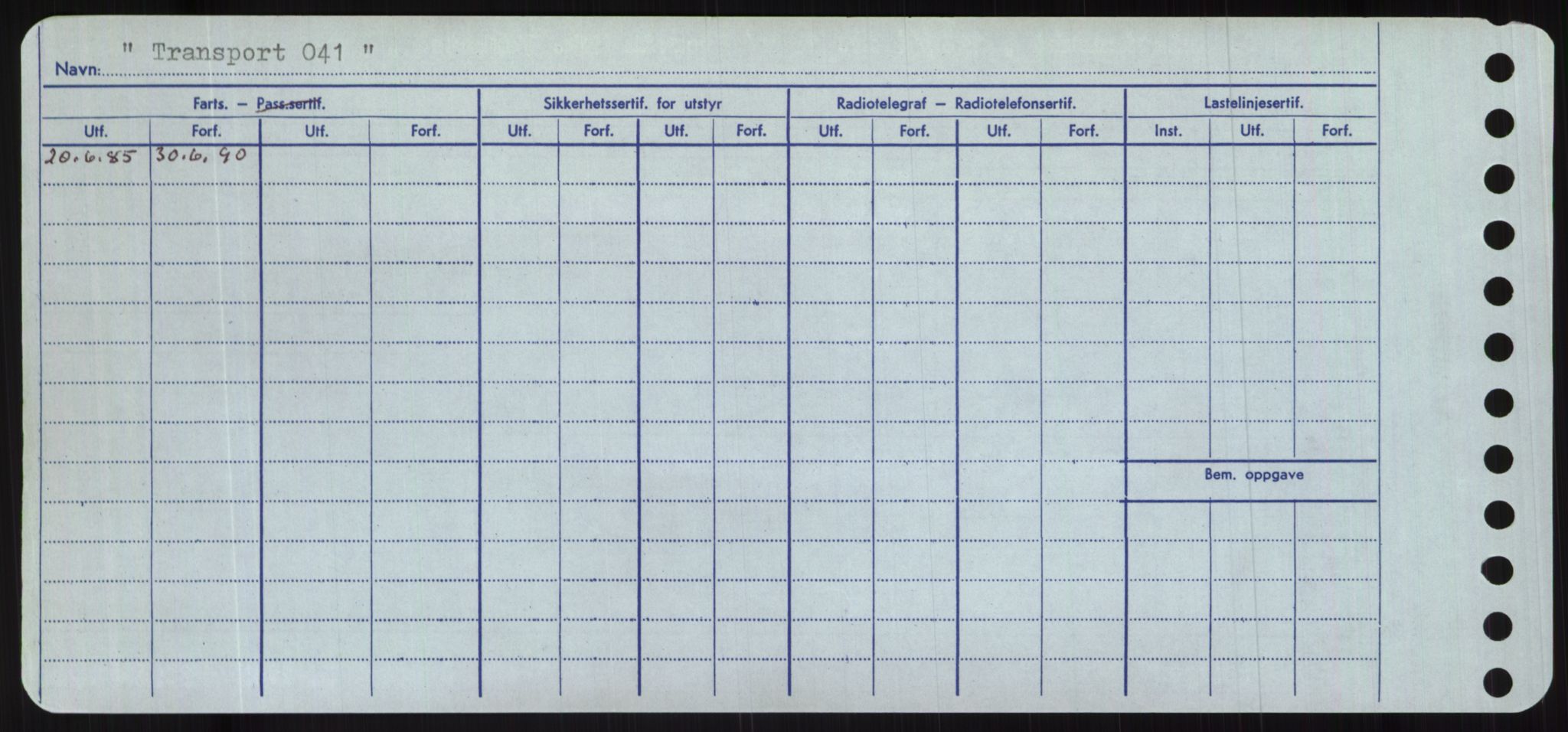 Sjøfartsdirektoratet med forløpere, Skipsmålingen, RA/S-1627/H/Hc/L0001: Lektere, A-Y, p. 542