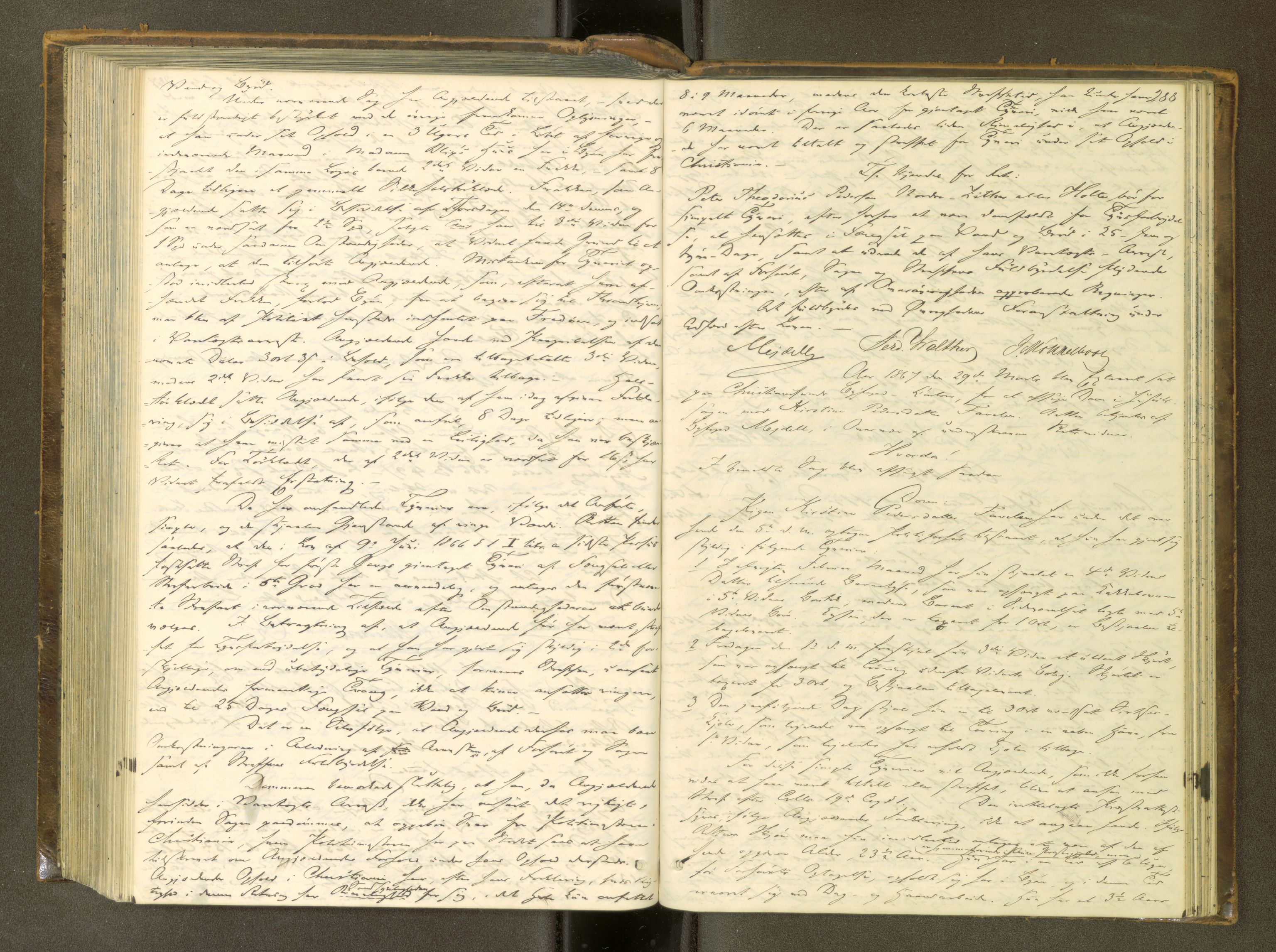 Kristiansund byfogd, AV/SAT-A-4587/A/04/L0003: Domprotokoll. Aut. 08.10.1861, 1861-1868, p. 287b-288a