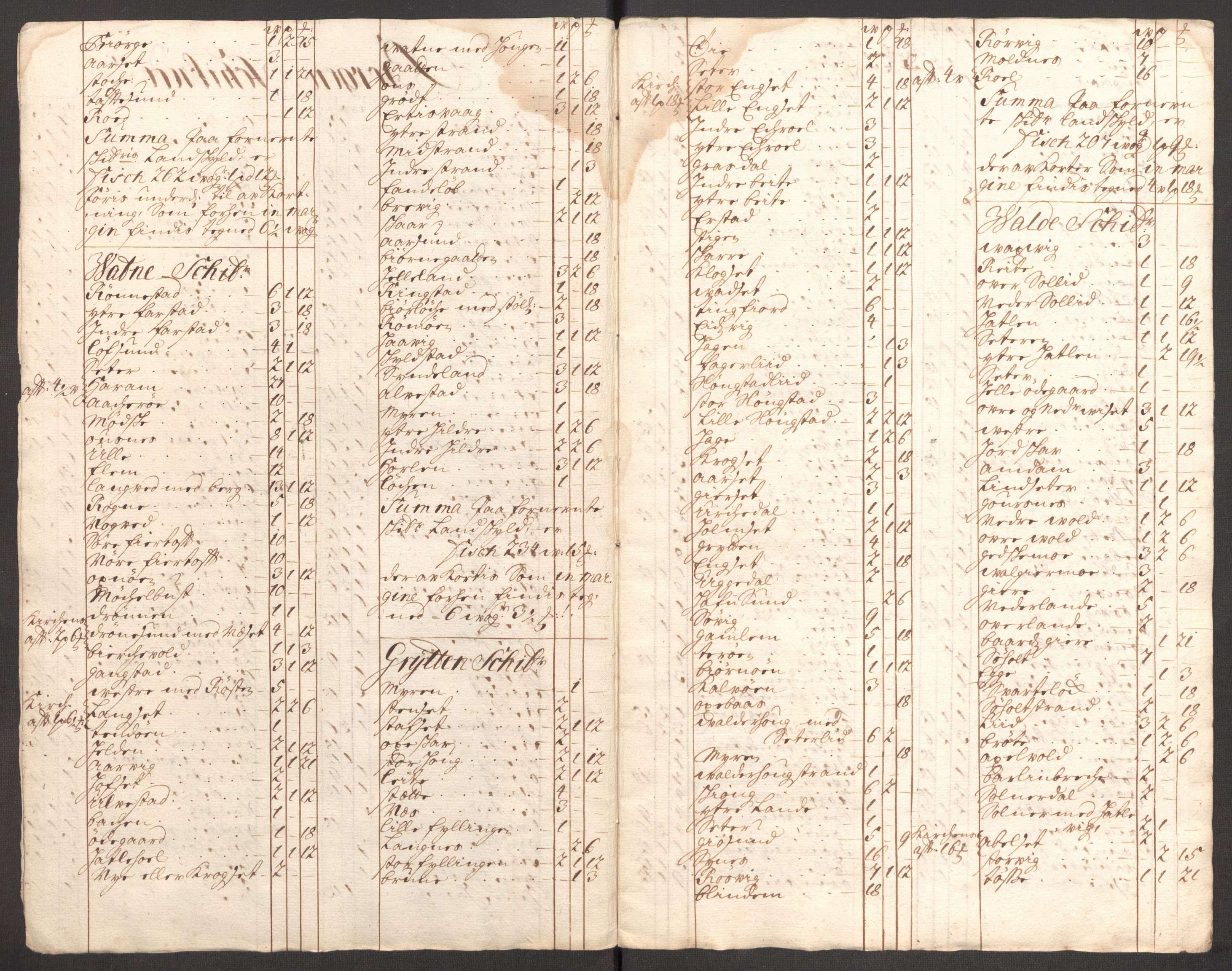 Rentekammeret inntil 1814, Reviderte regnskaper, Fogderegnskap, AV/RA-EA-4092/R54/L3561: Fogderegnskap Sunnmøre, 1706-1707, p. 230