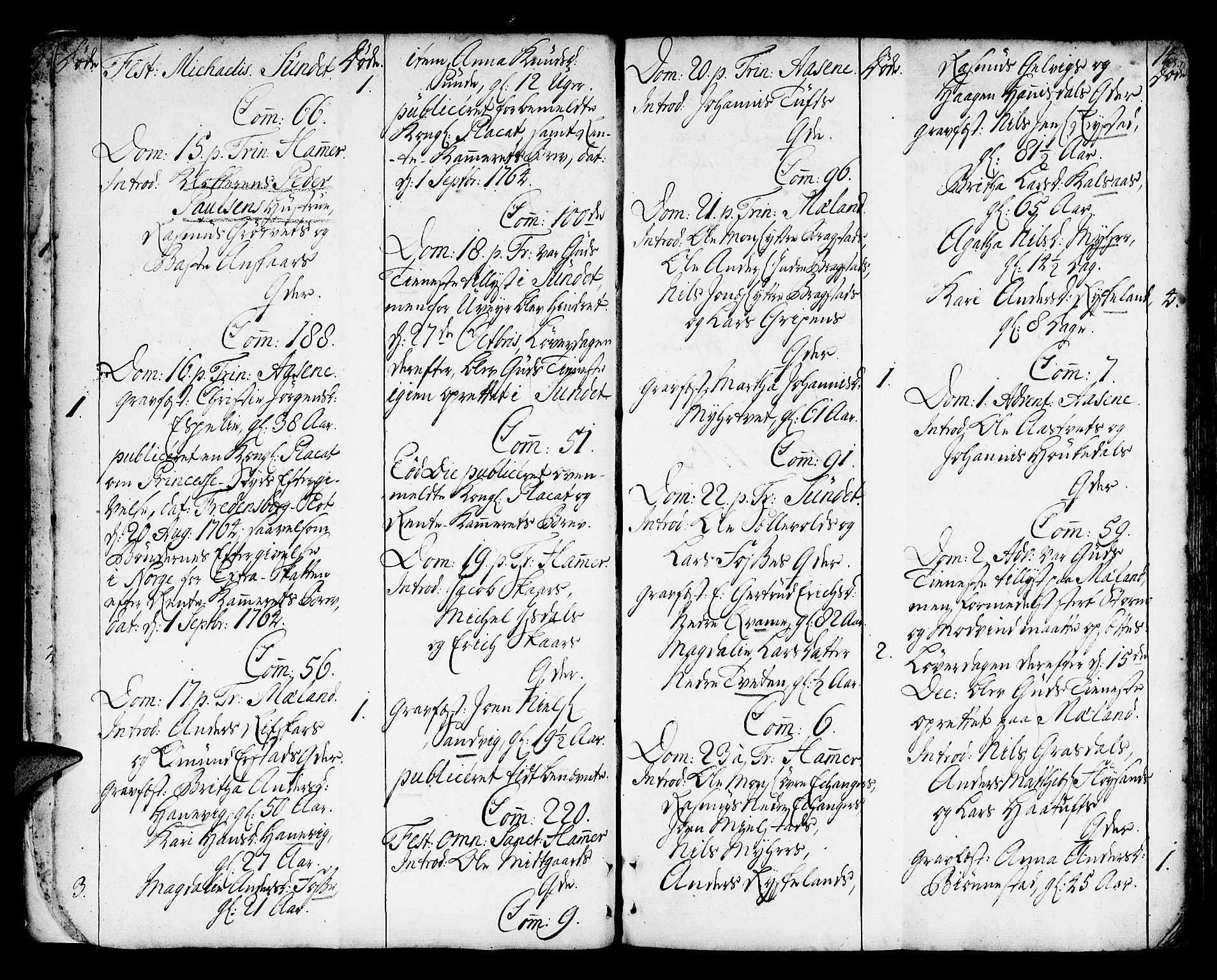 Hamre sokneprestembete, SAB/A-75501/H/Ha/Haa/Haaa/L0007: Parish register (official) no. A 7, 1762-1777, p. 14