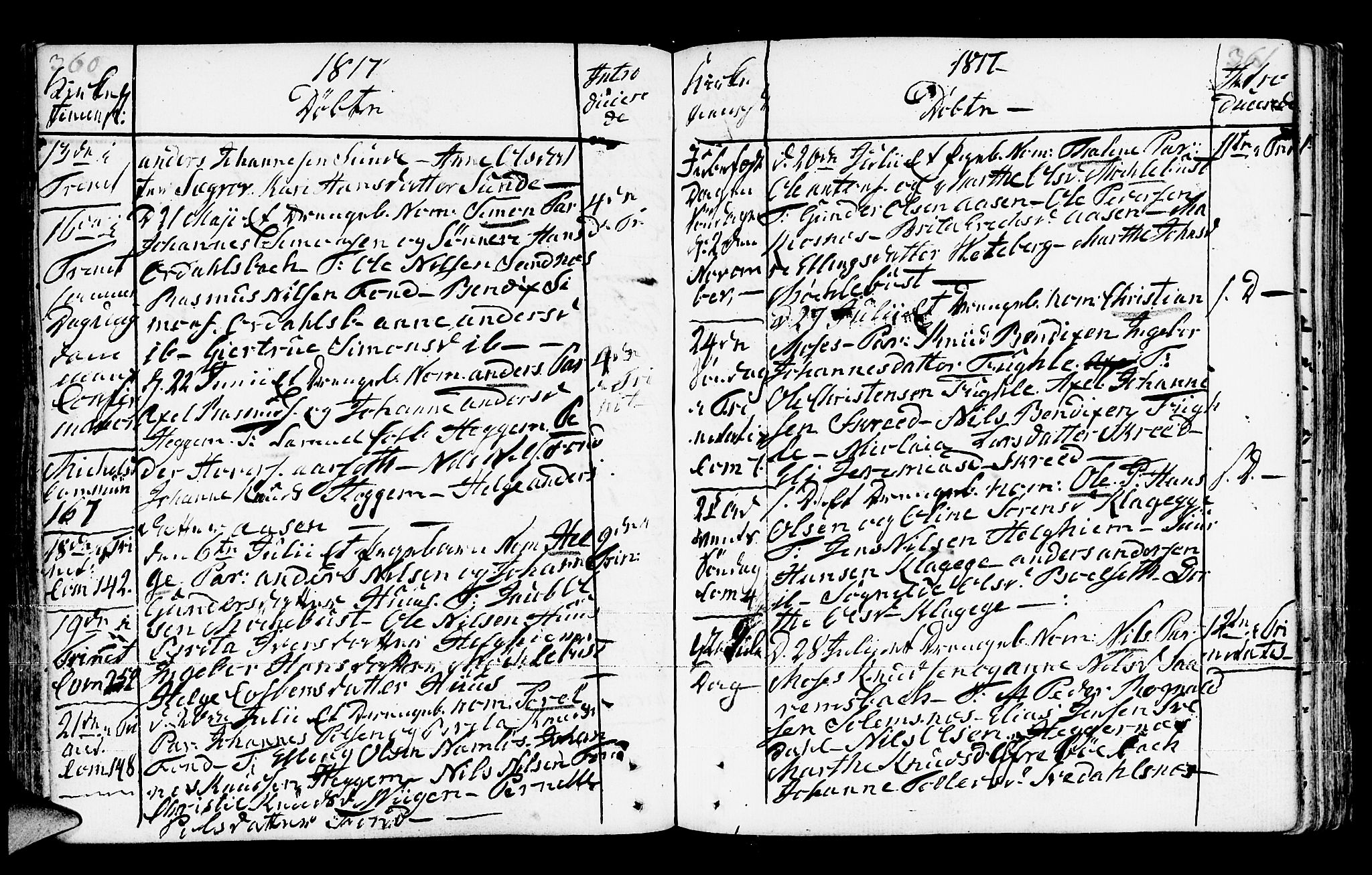 Jølster sokneprestembete, AV/SAB-A-80701/H/Haa/Haaa/L0006: Parish register (official) no. A 6, 1790-1821, p. 360-361