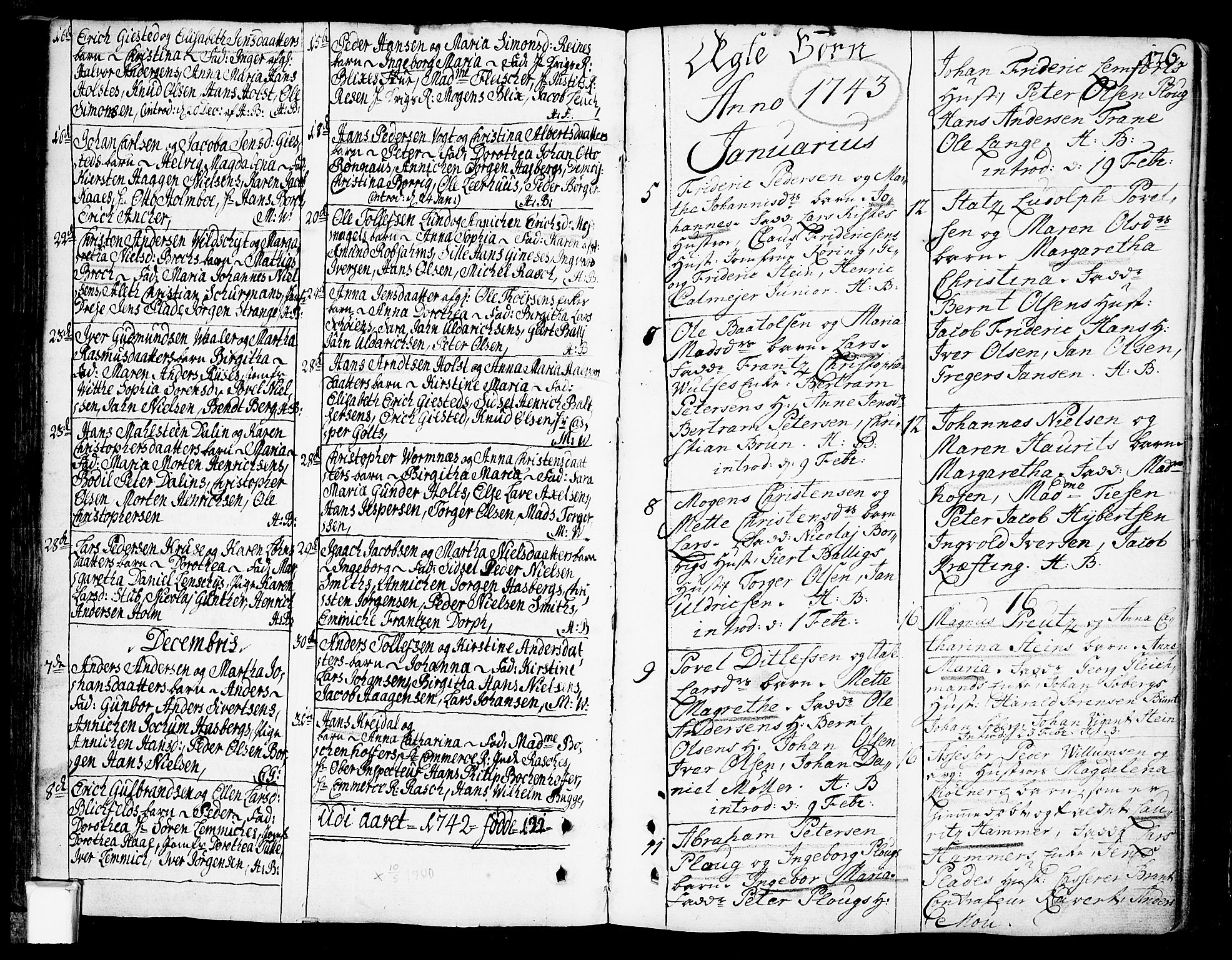 Oslo domkirke Kirkebøker, SAO/A-10752/F/Fa/L0003: Parish register (official) no. 3, 1731-1743, p. 126