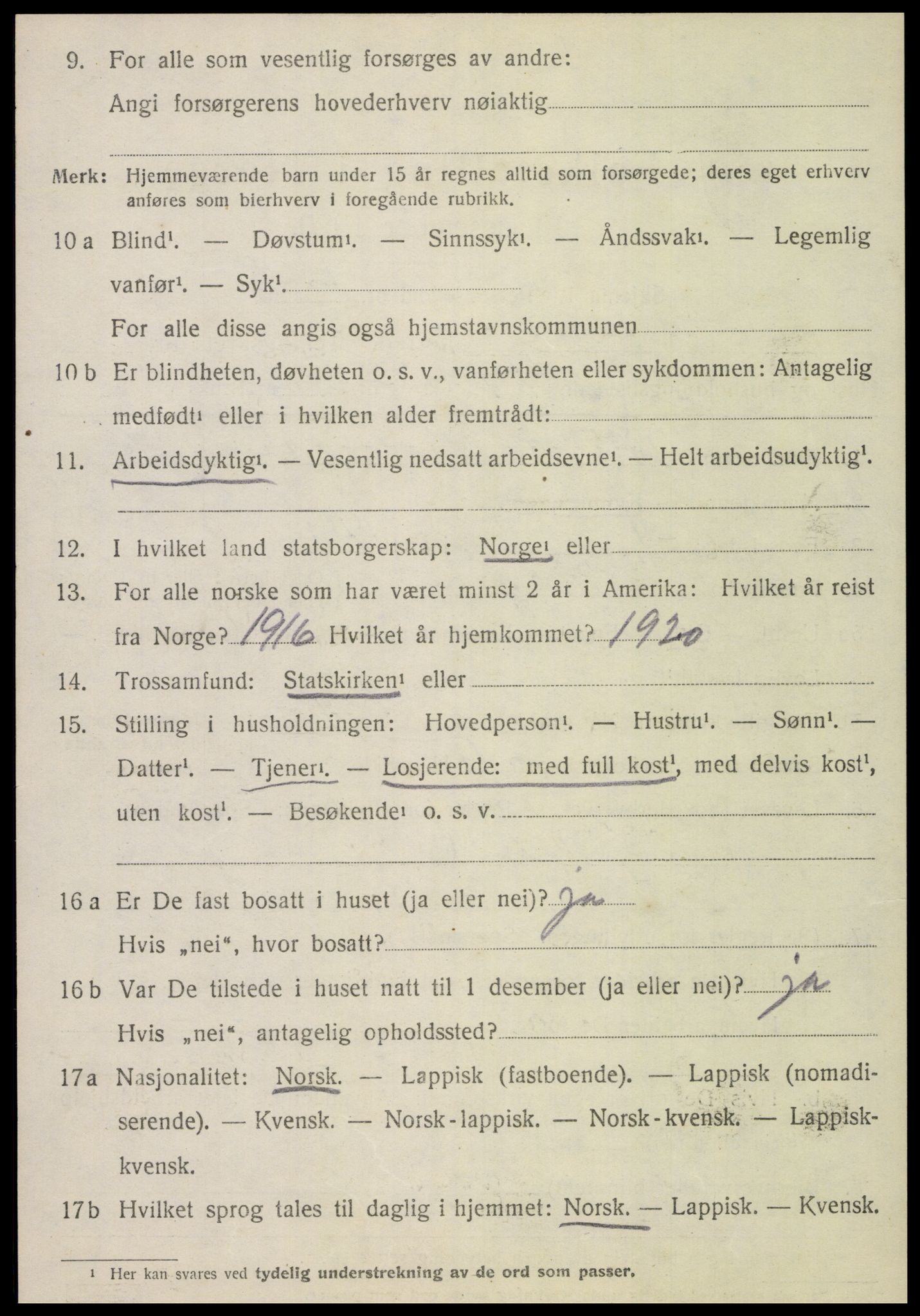 SAT, 1920 census for Stjørdal, 1920, p. 2533