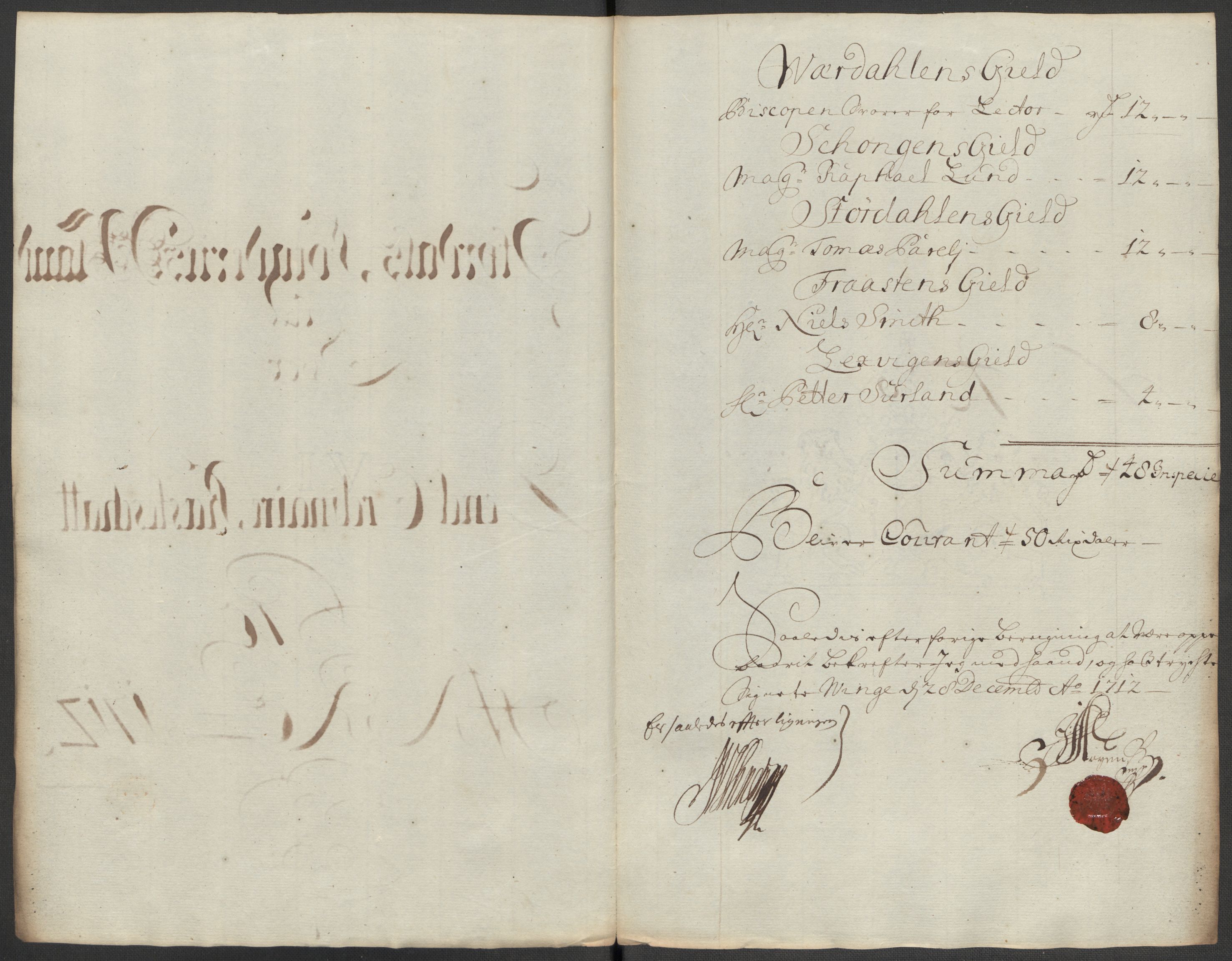Rentekammeret inntil 1814, Reviderte regnskaper, Fogderegnskap, RA/EA-4092/R62/L4202: Fogderegnskap Stjørdal og Verdal, 1712, p. 118