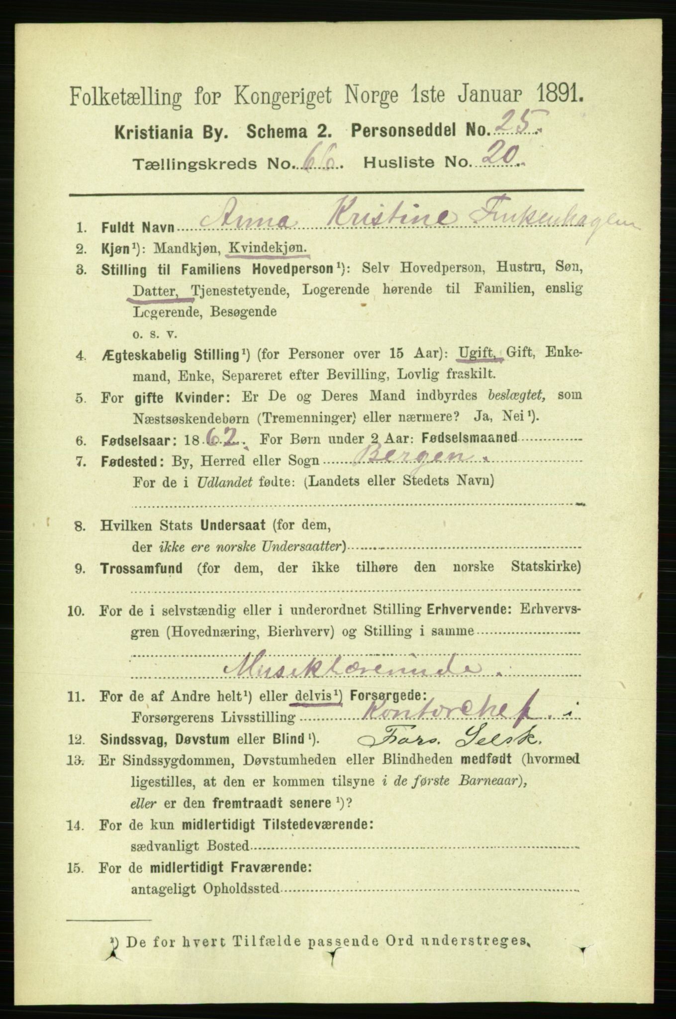 RA, 1891 census for 0301 Kristiania, 1891, p. 35991