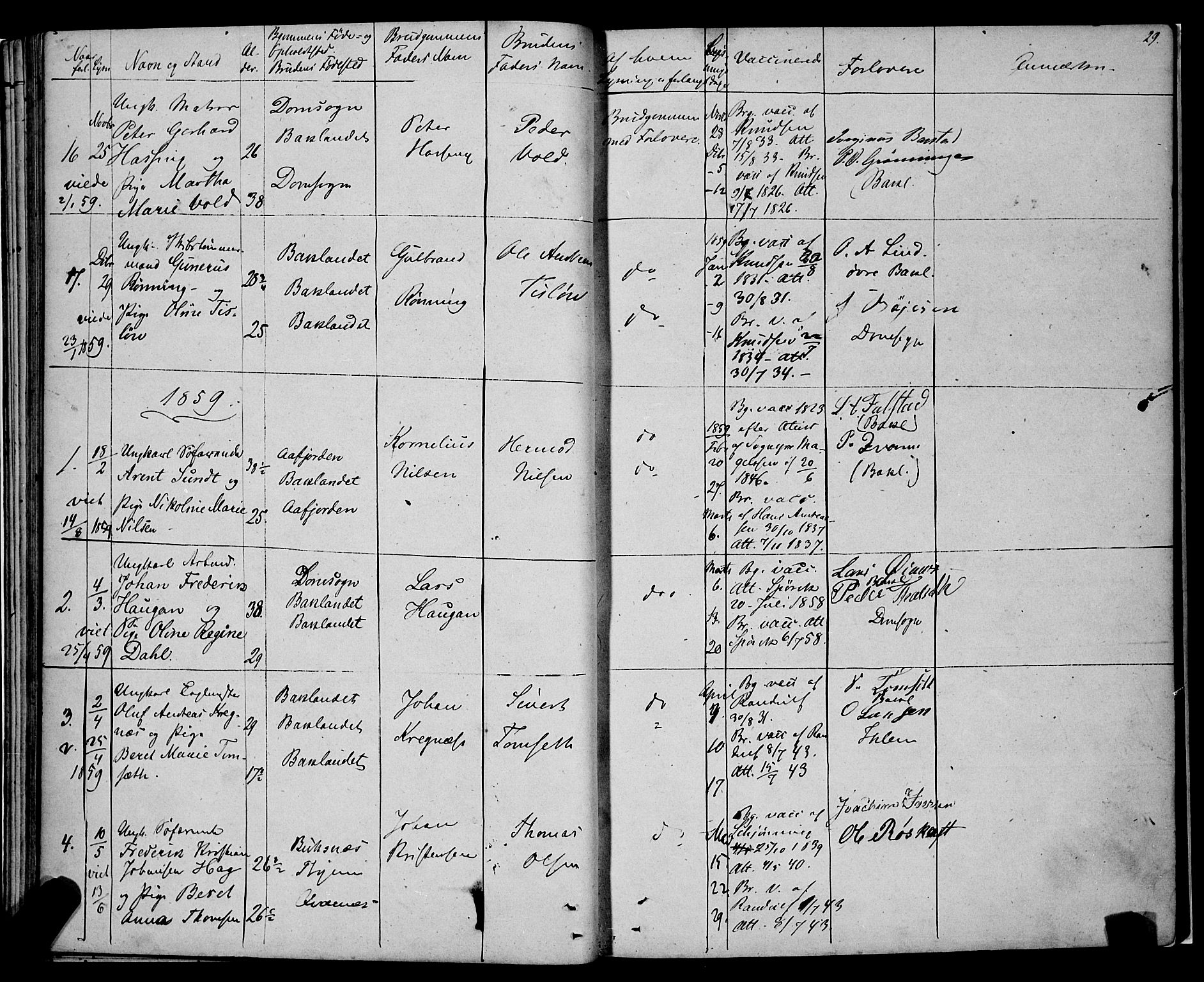 Ministerialprotokoller, klokkerbøker og fødselsregistre - Sør-Trøndelag, SAT/A-1456/604/L0187: Parish register (official) no. 604A08, 1847-1878, p. 29