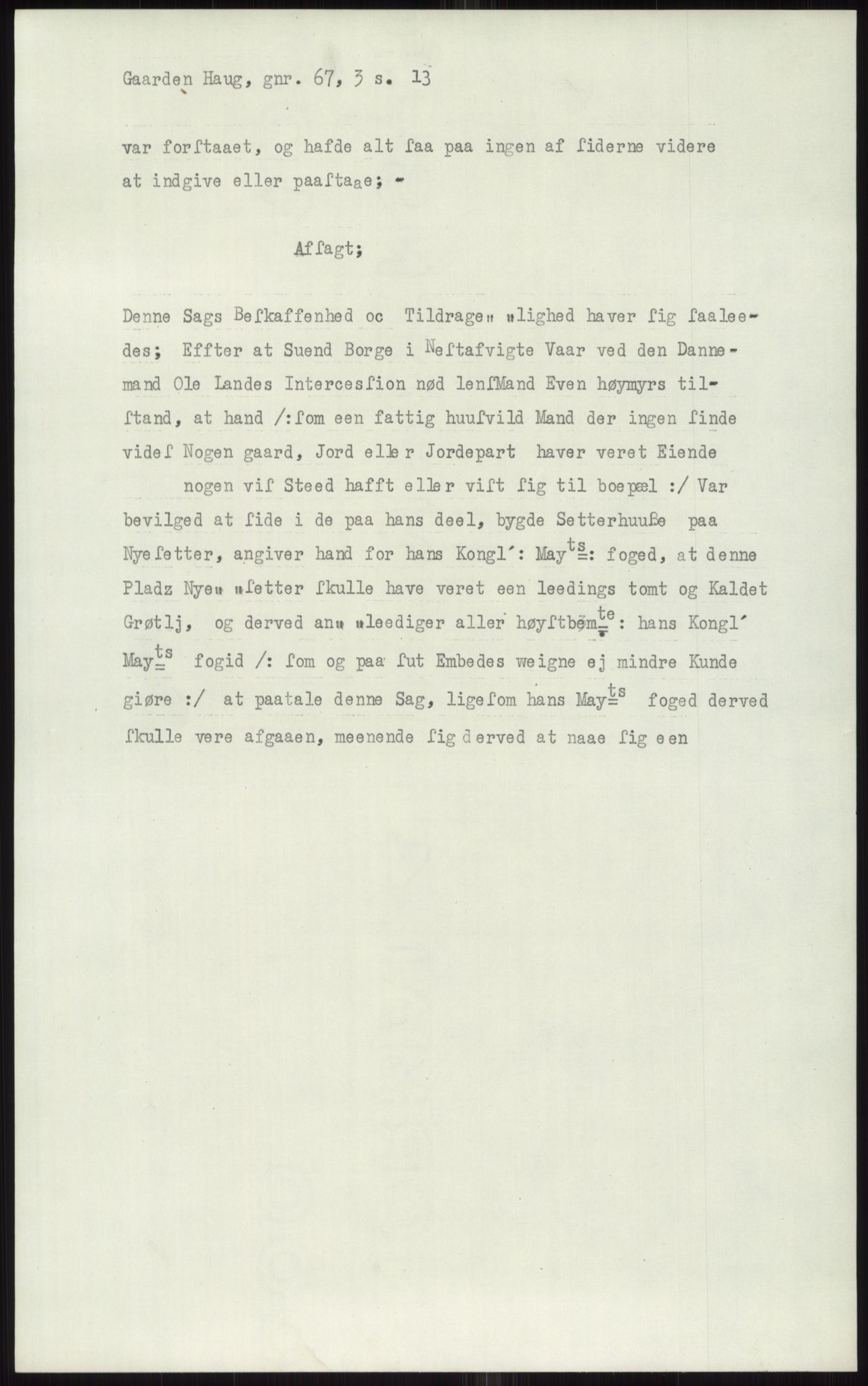 Samlinger til kildeutgivelse, Diplomavskriftsamlingen, AV/RA-EA-4053/H/Ha, p. 1895