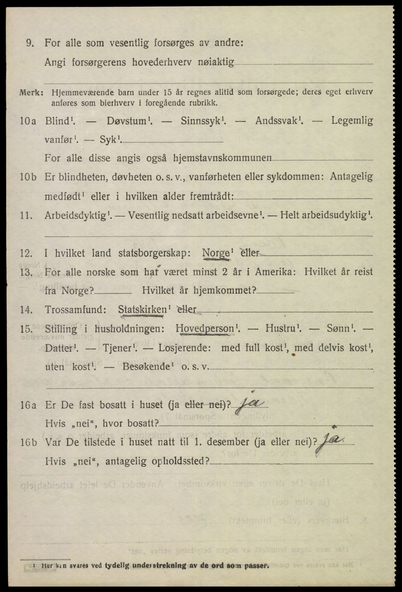 SAH, 1920 census for Vang (Hedmark), 1920, p. 9060