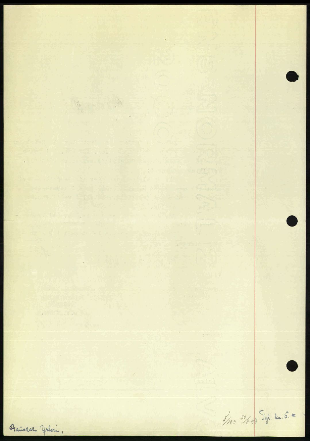 Sør-Gudbrandsdal tingrett, SAH/TING-004/H/Hb/Hbd/L0022: Mortgage book no. A22, 1948-1948, Diary no: : 1945/1948