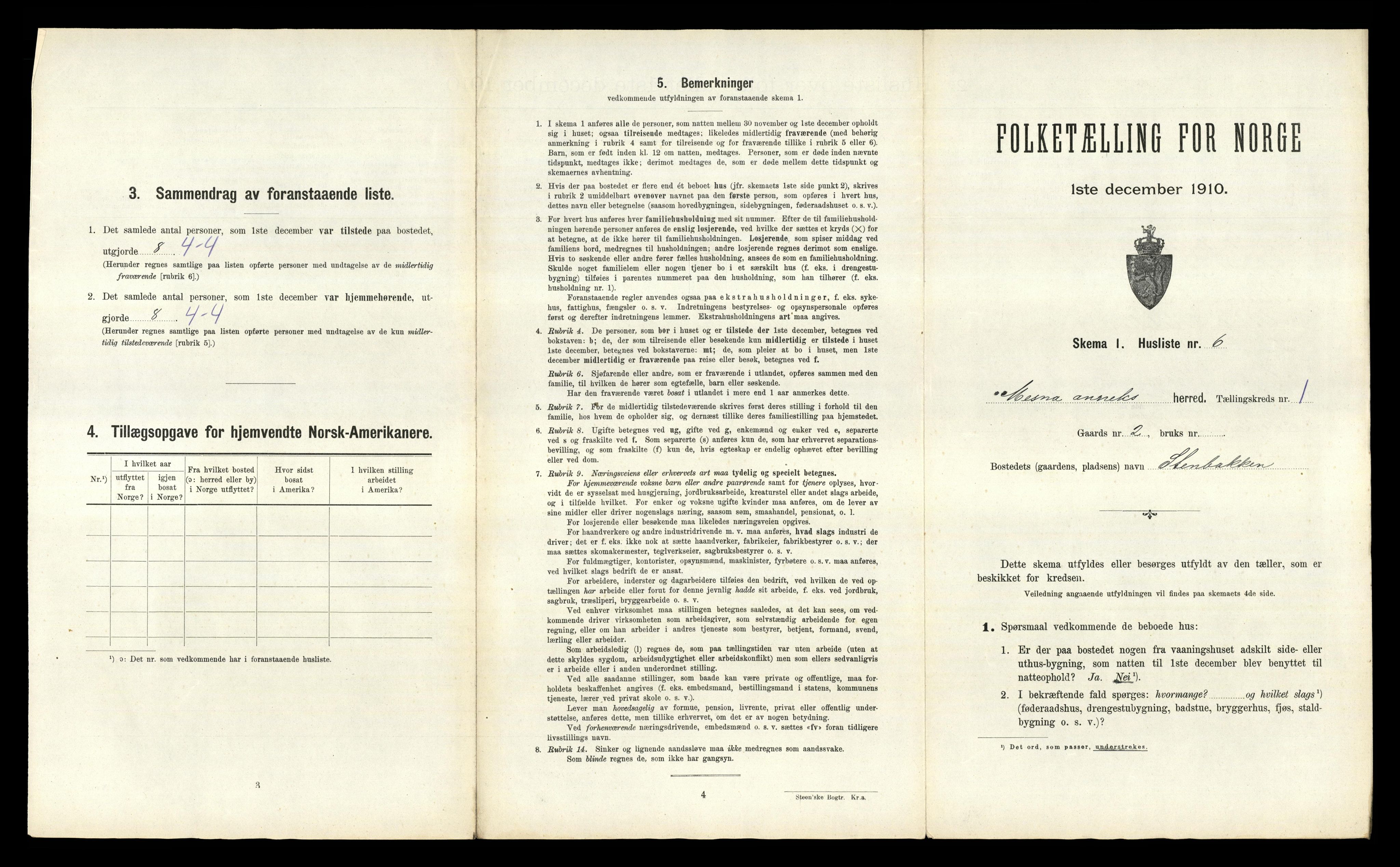 RA, 1910 census for Fåberg, 1910, p. 64