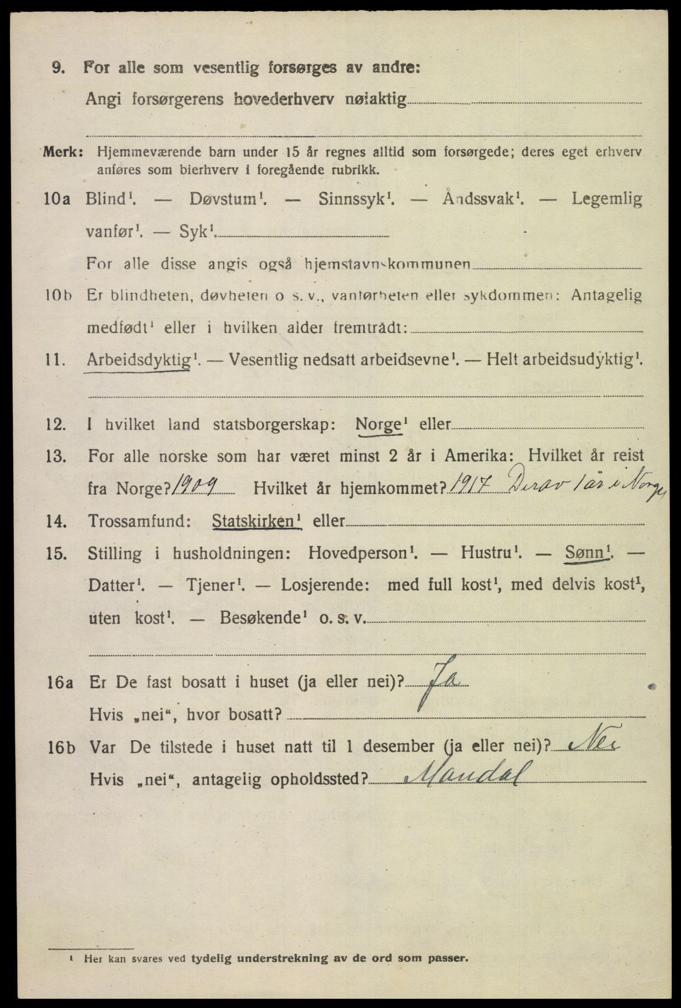 SAK, 1920 census for Halse og Harkmark, 1920, p. 3023