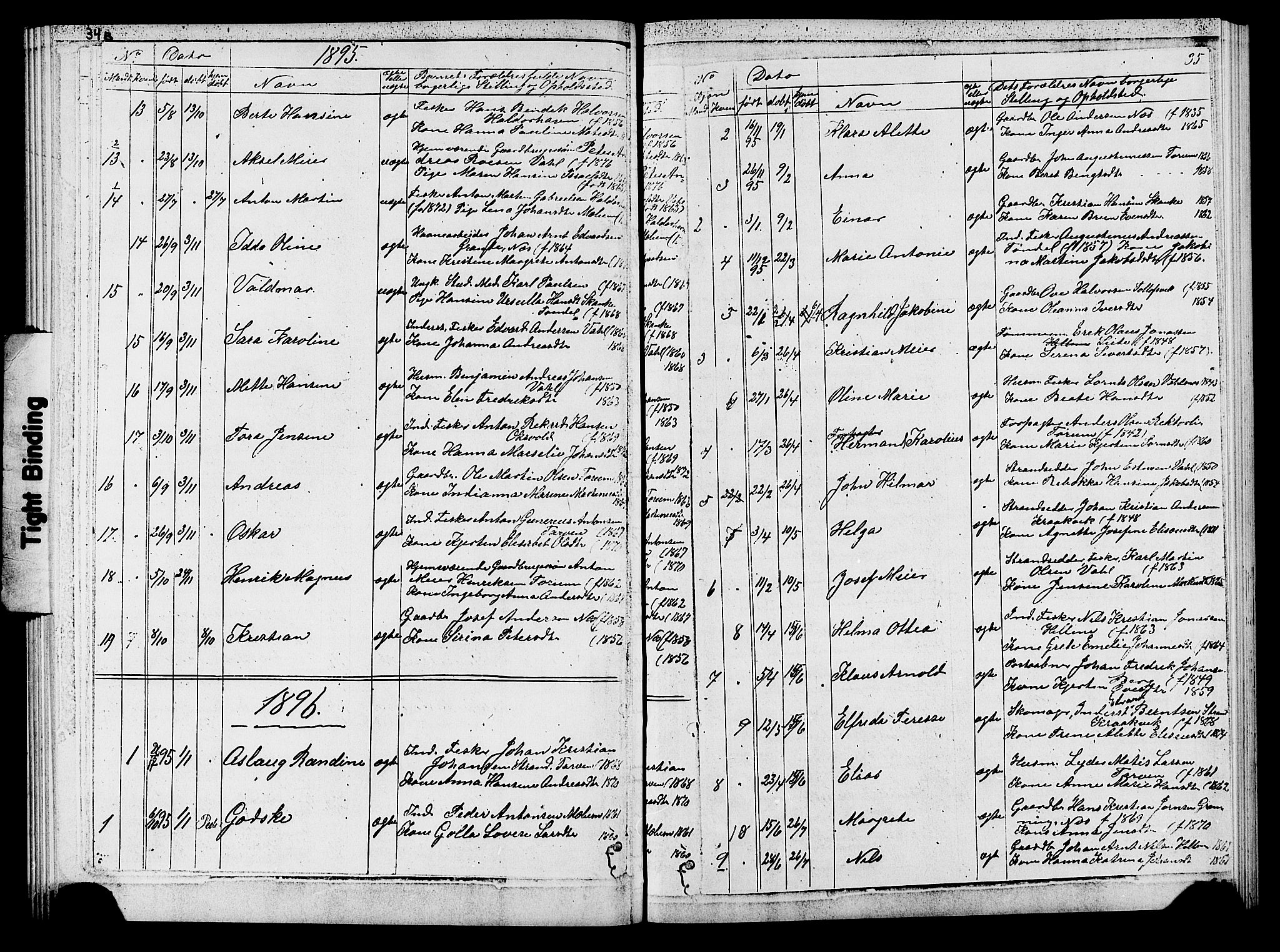 Ministerialprotokoller, klokkerbøker og fødselsregistre - Sør-Trøndelag, SAT/A-1456/652/L0653: Parish register (copy) no. 652C01, 1866-1910, p. 35